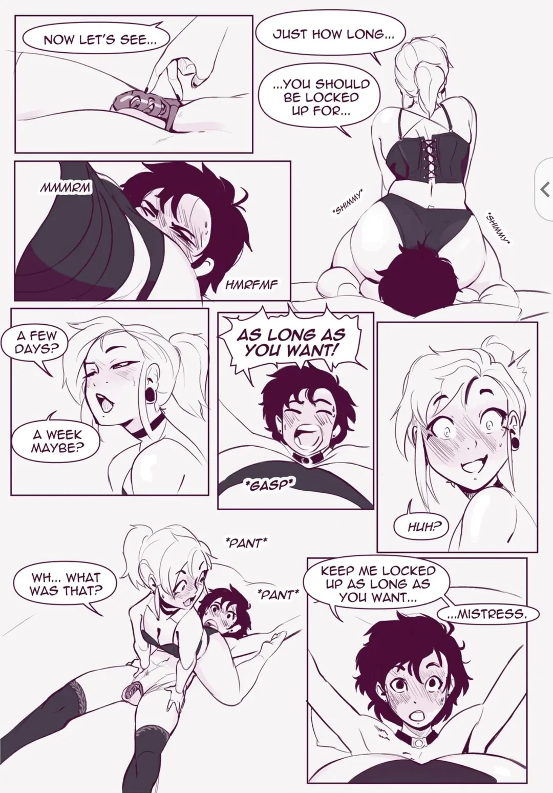 Ike and Em's Locktober porn comic picture 4