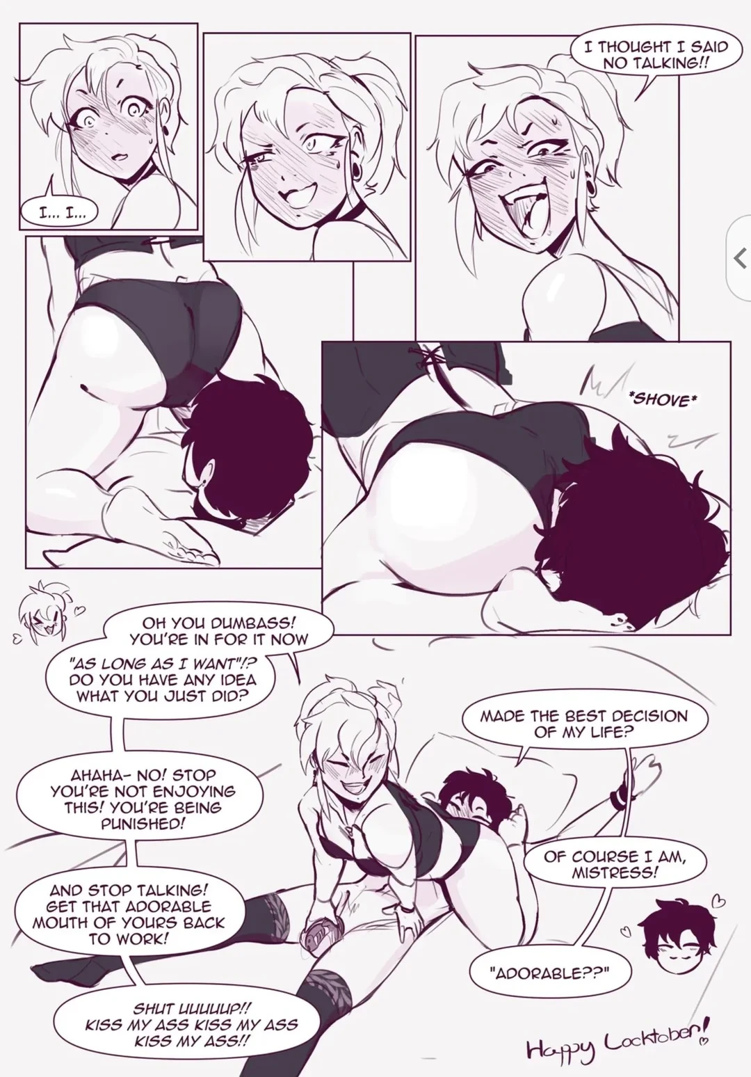 Ike and Em's Locktober porn comic picture 5