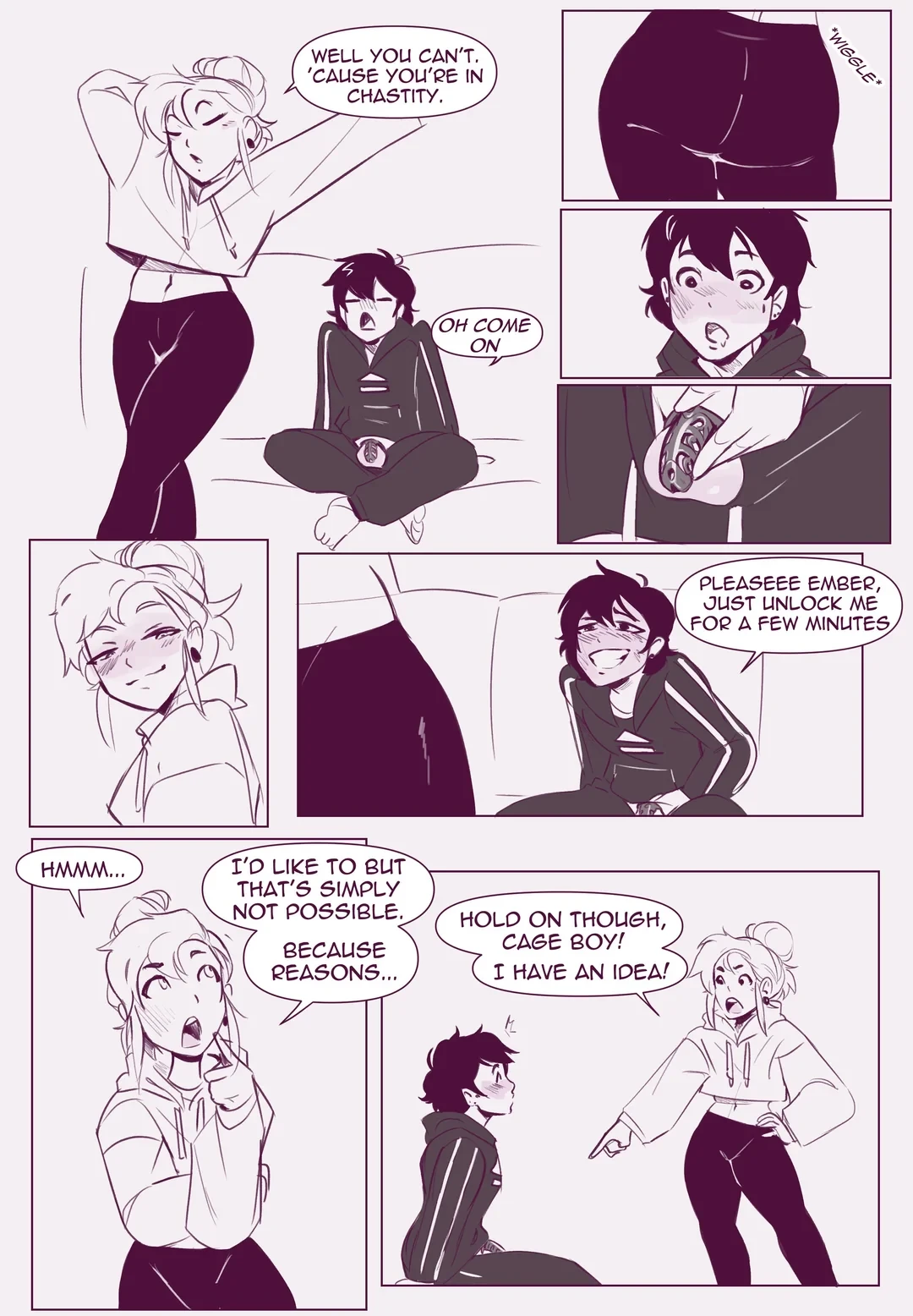Ike and Em's Locktober porn comic picture 8