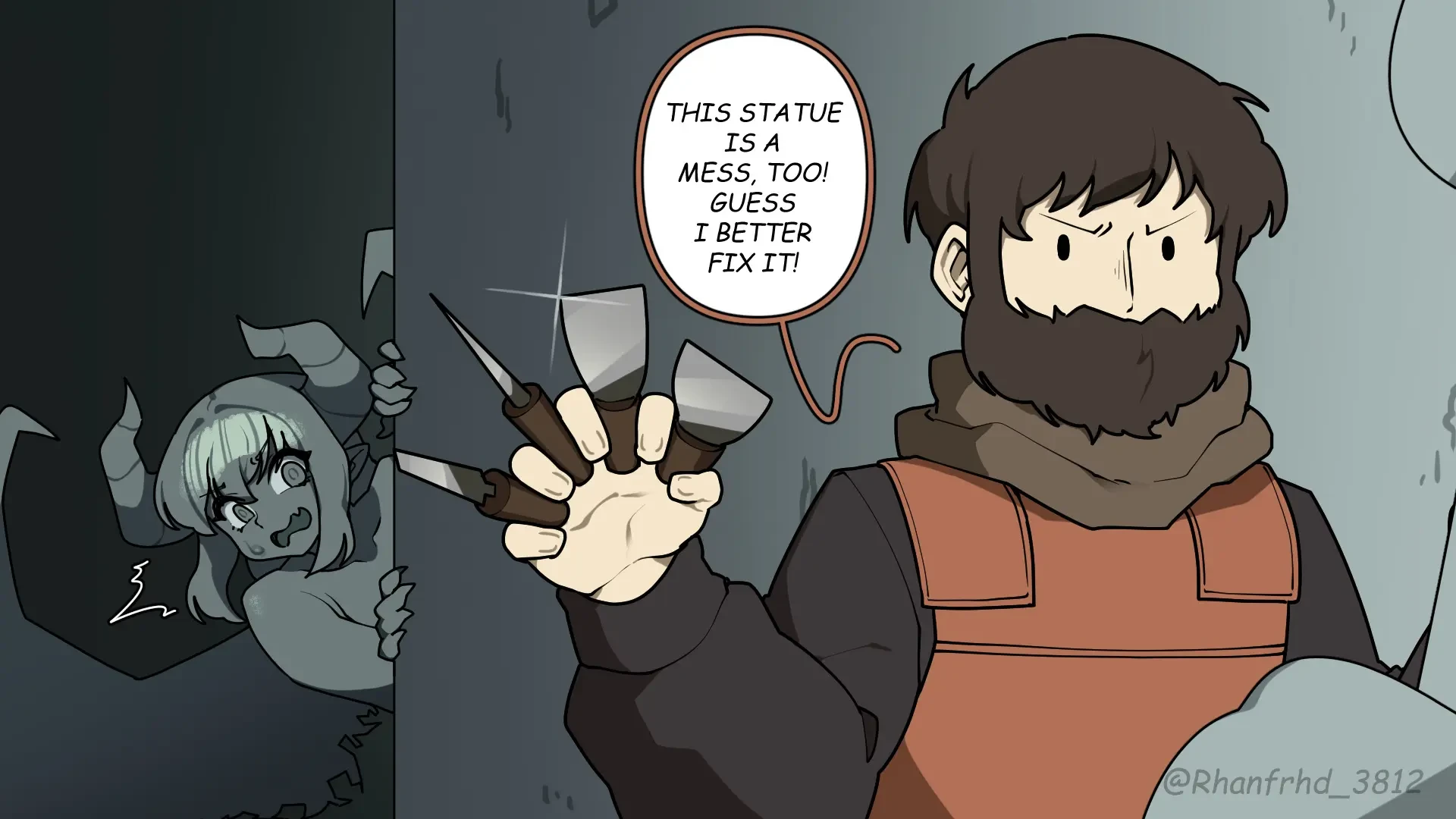 I'll Fix It Up Nicely (Gargoyle Girl) porn comic picture 46