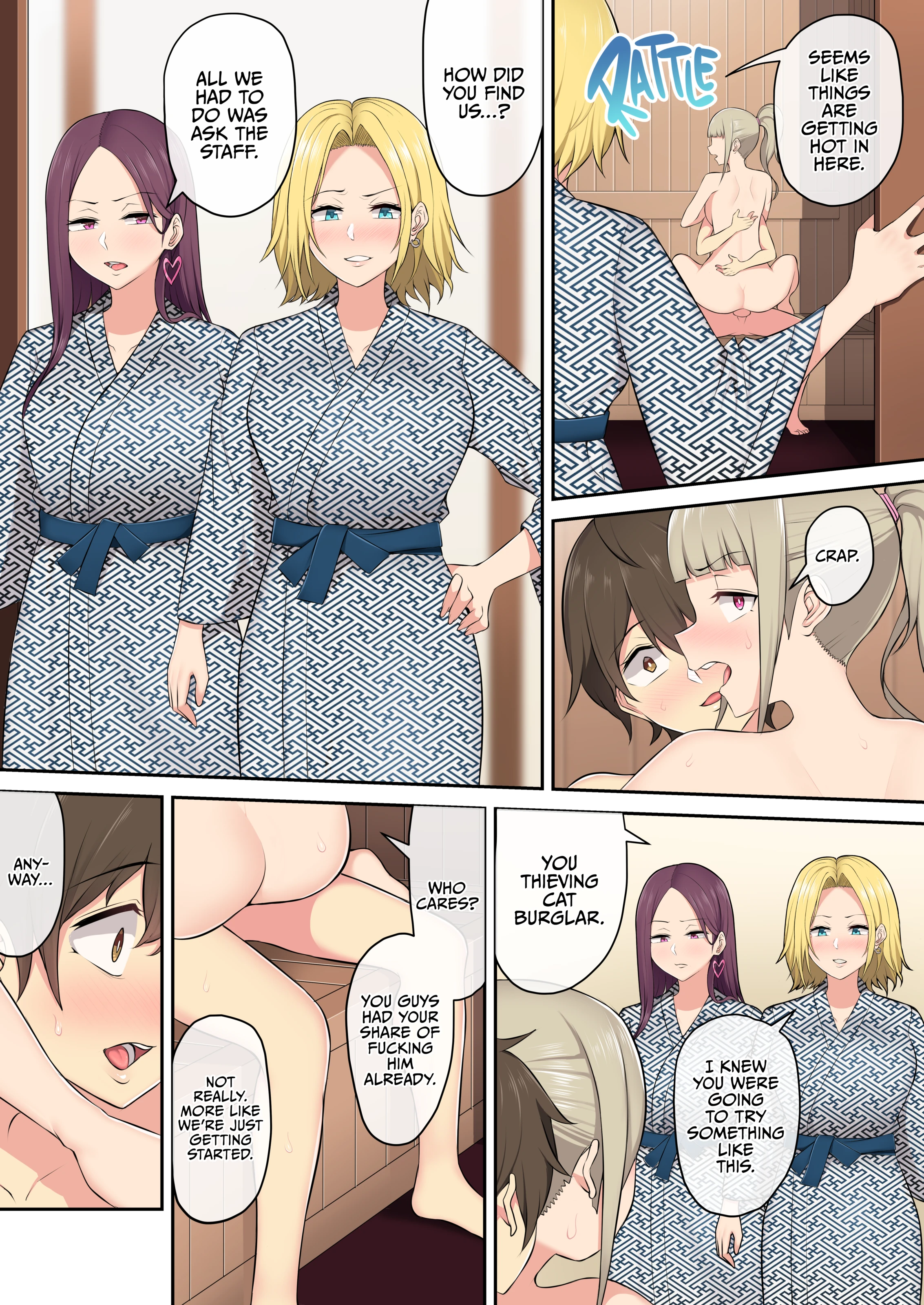Imaizumi Brings All The Gyarus To His House 1-4 porn comic picture 103