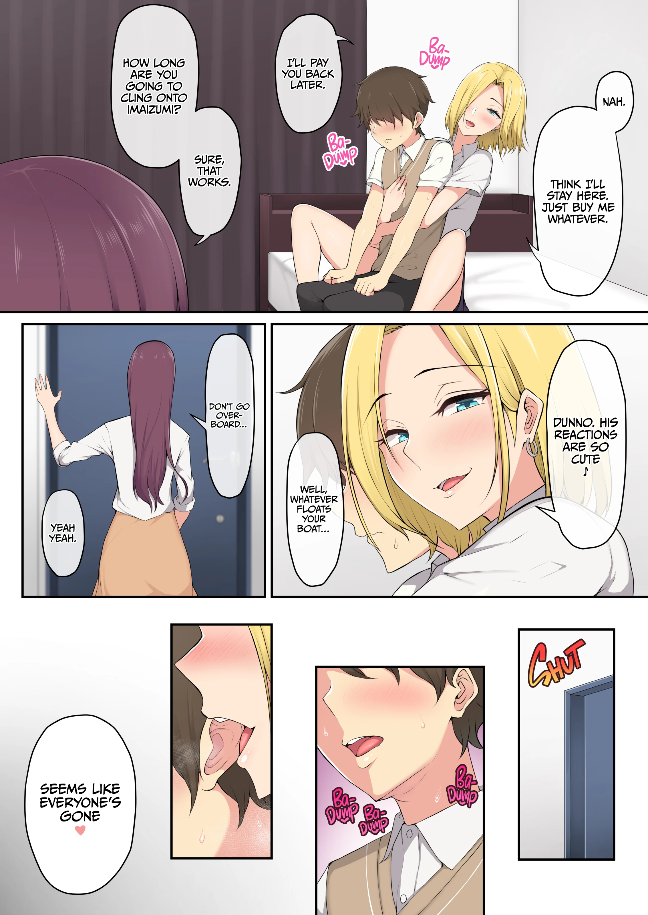 Imaizumi Brings All The Gyarus To His House 1-4 porn comic picture 11