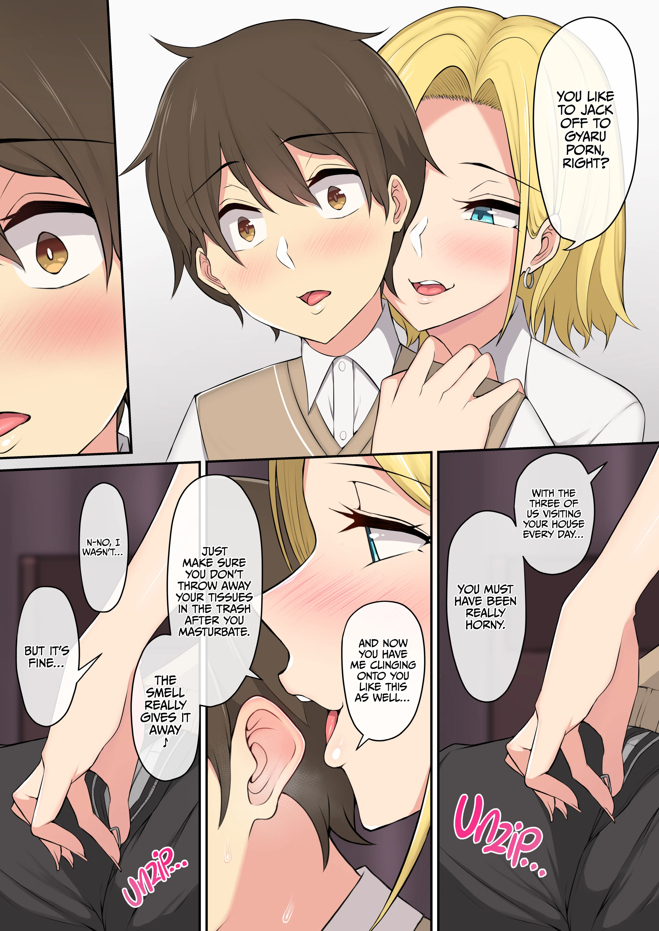 Imaizumi Brings All The Gyarus To His House 1-4 porn comic picture 13