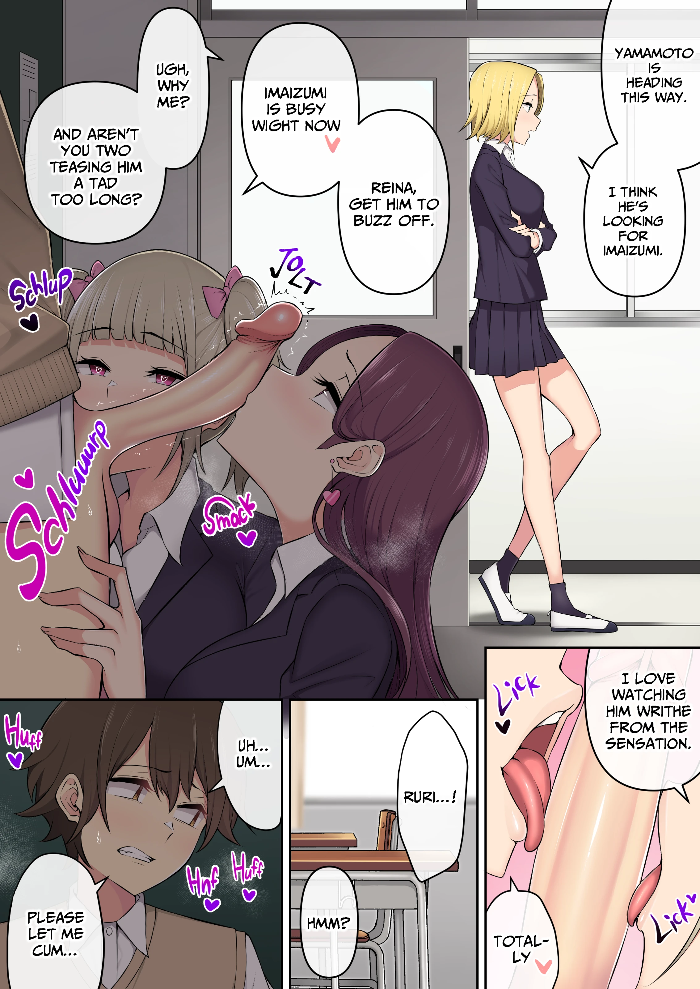 Imaizumi Brings All The Gyarus To His House 1-4 porn comic picture 156