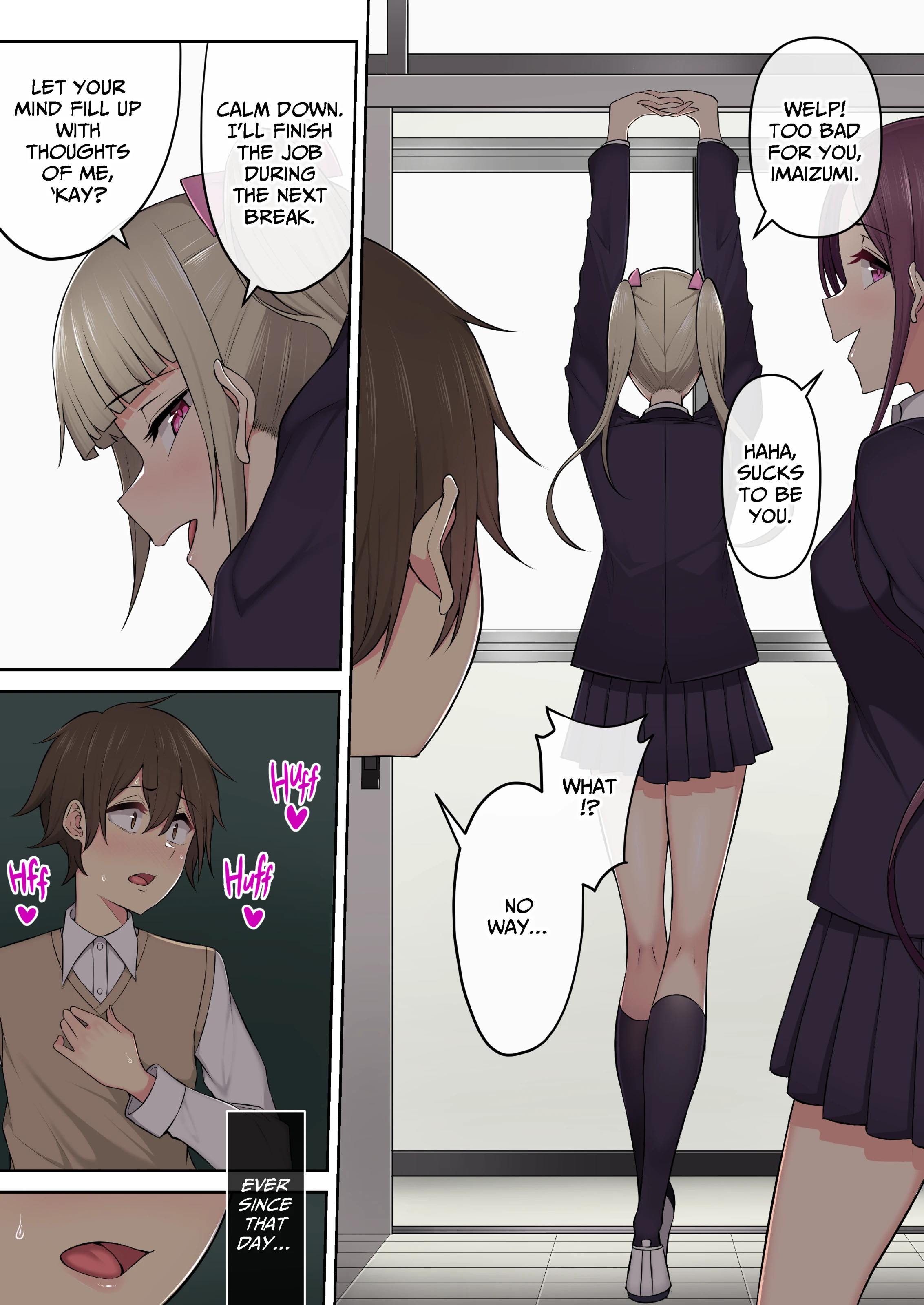 Imaizumi Brings All The Gyarus To His House 1-4 porn comic picture 158