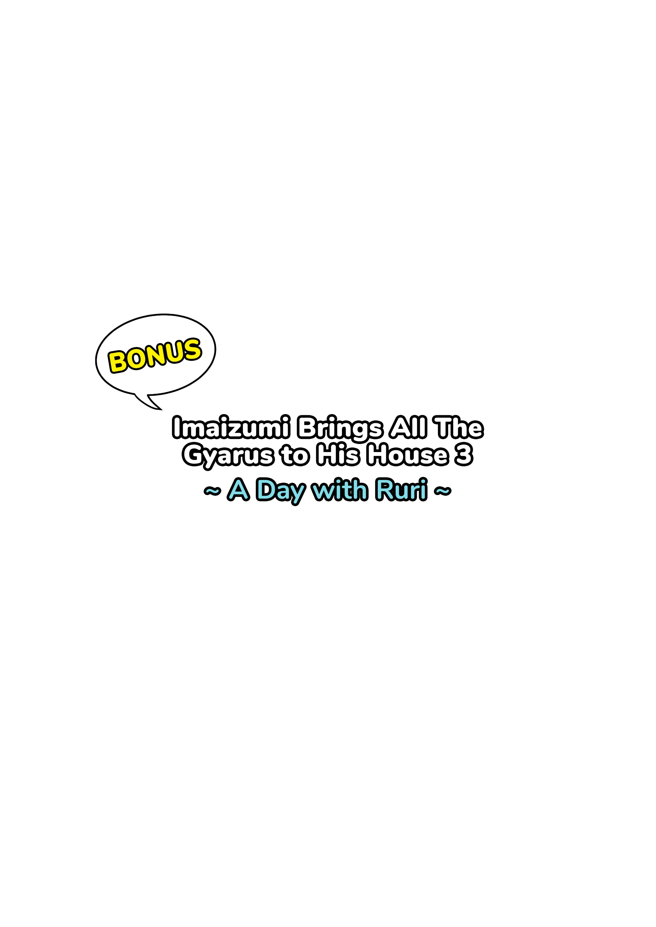 Imaizumi Brings All The Gyarus To His House 1-4 porn comic picture 199