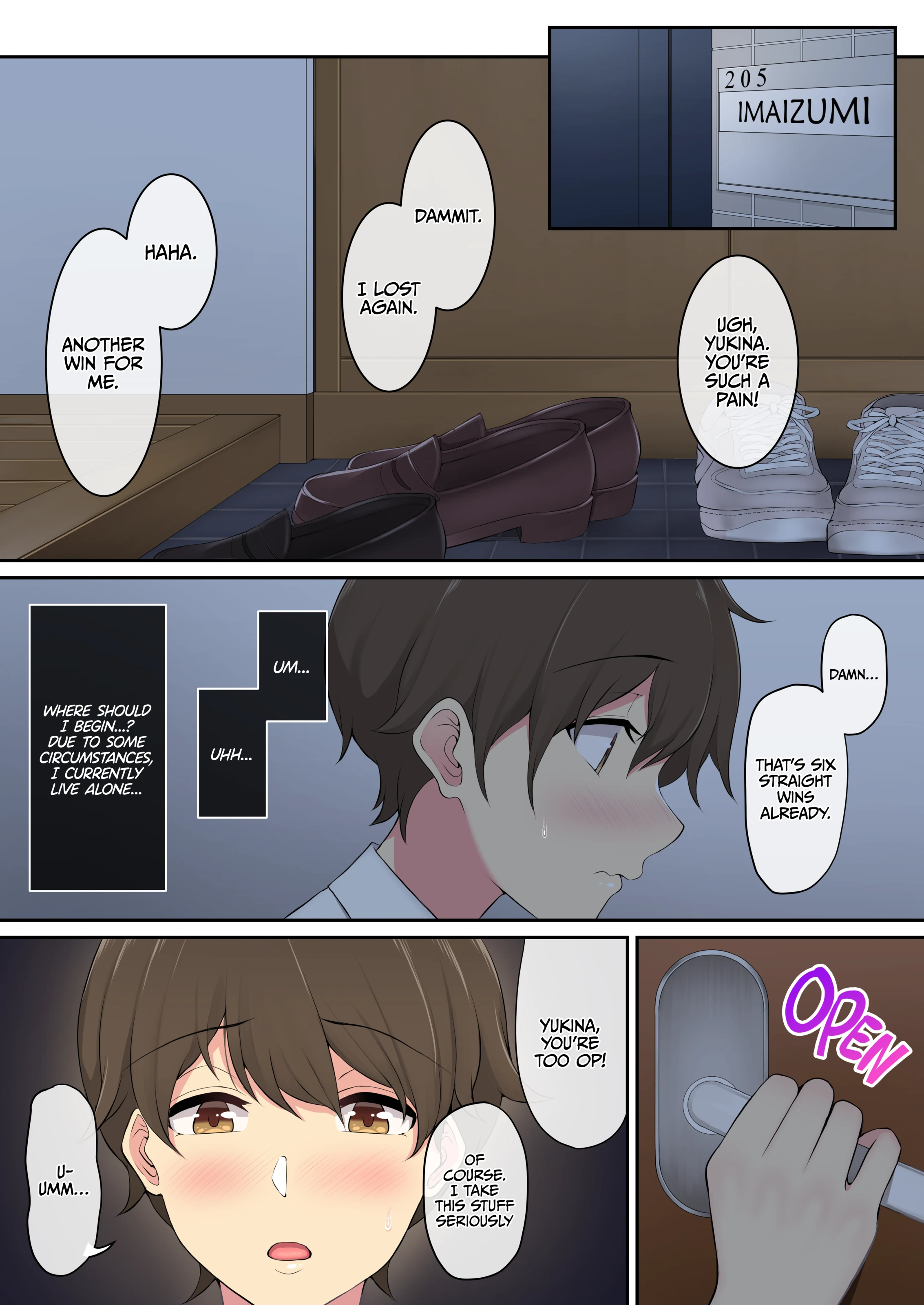 Imaizumi Brings All The Gyarus To His House 1-4 porn comic picture 2