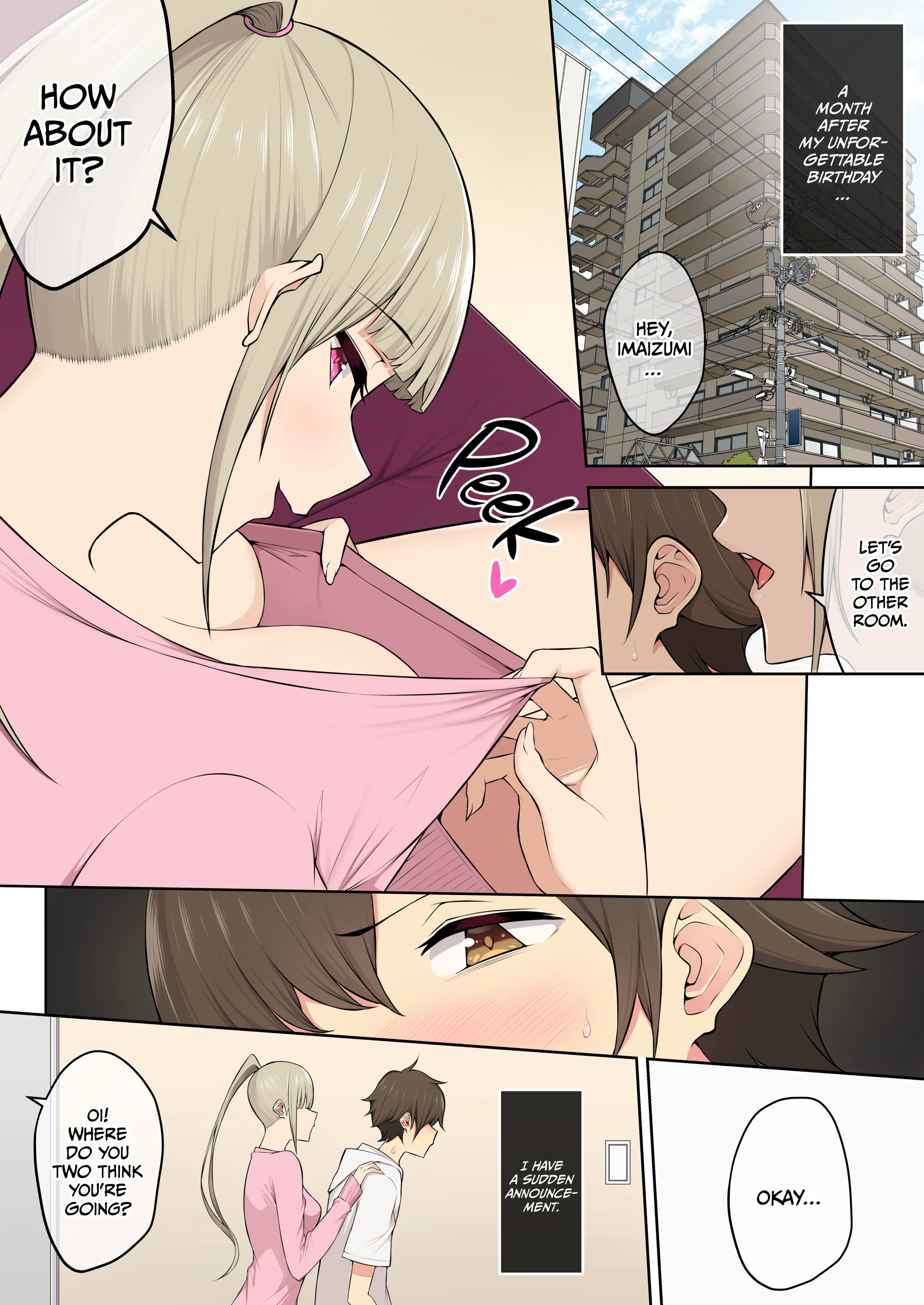 Imaizumi Brings All The Gyarus To His House 1-4 porn comic picture 205