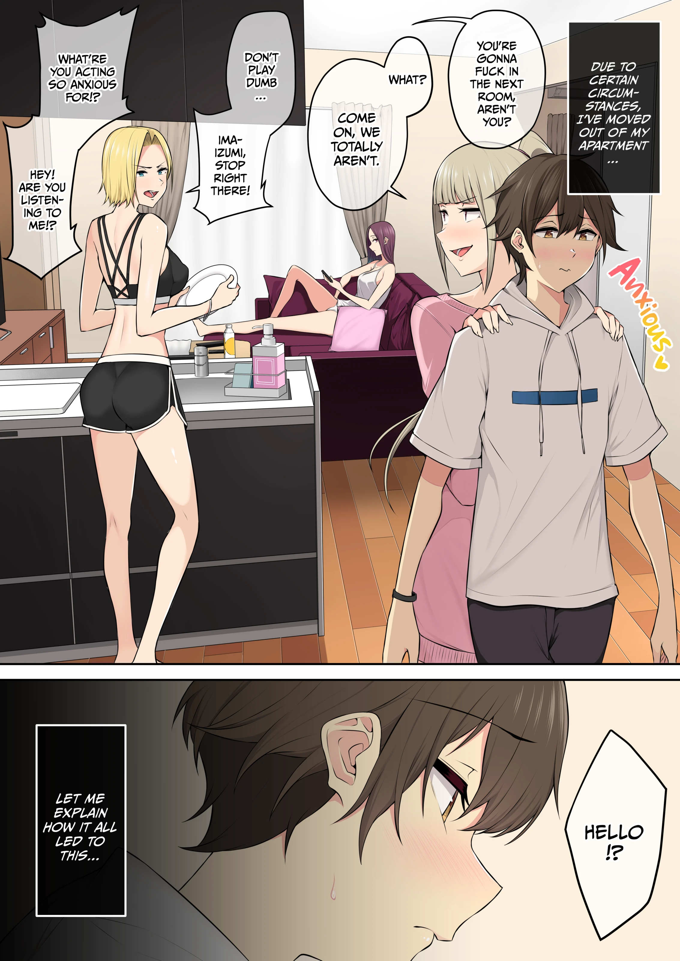 Imaizumi Brings All The Gyarus To His House 1-4 porn comic picture 206