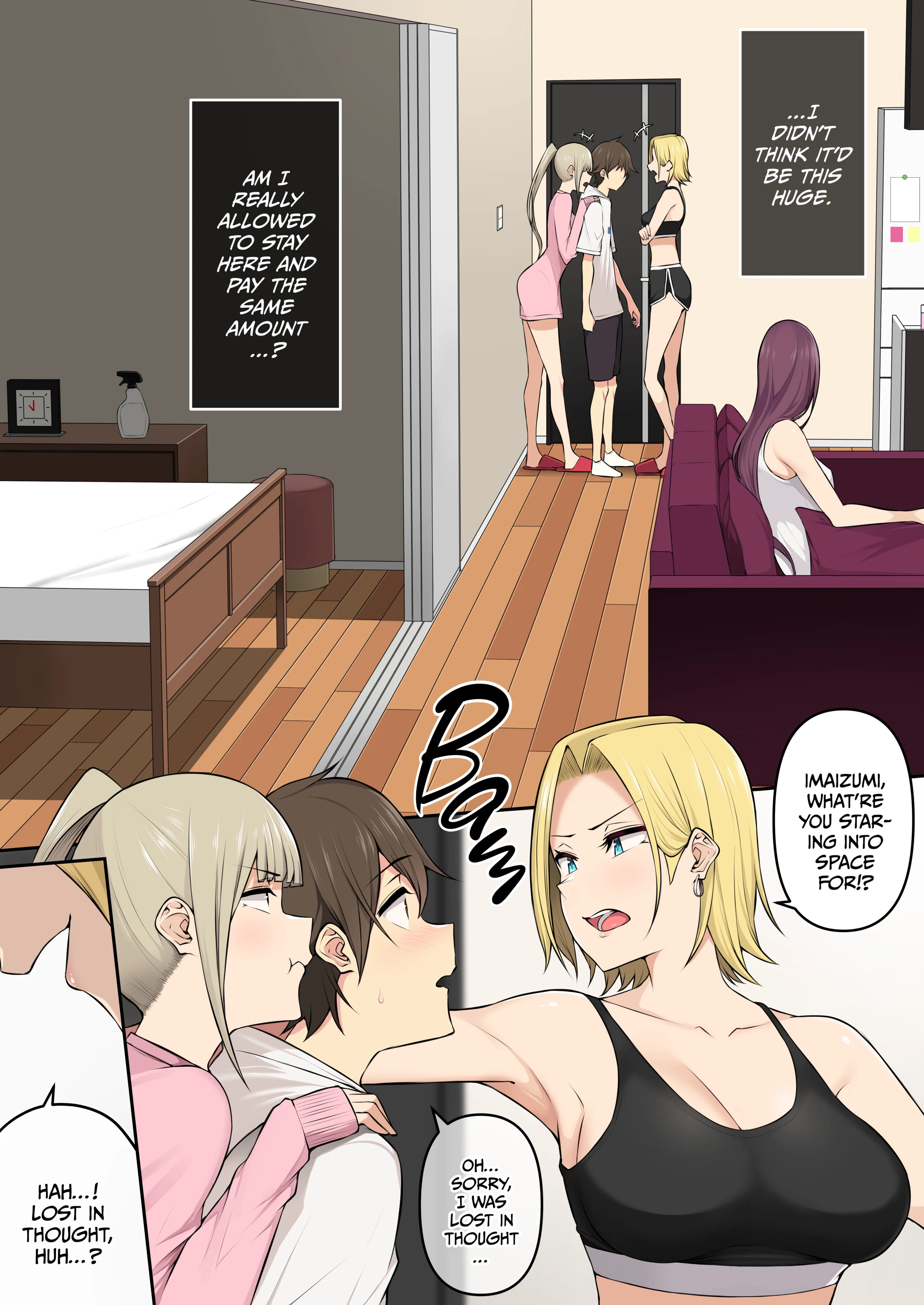 Imaizumi Brings All The Gyarus To His House 1-4 porn comic picture 209