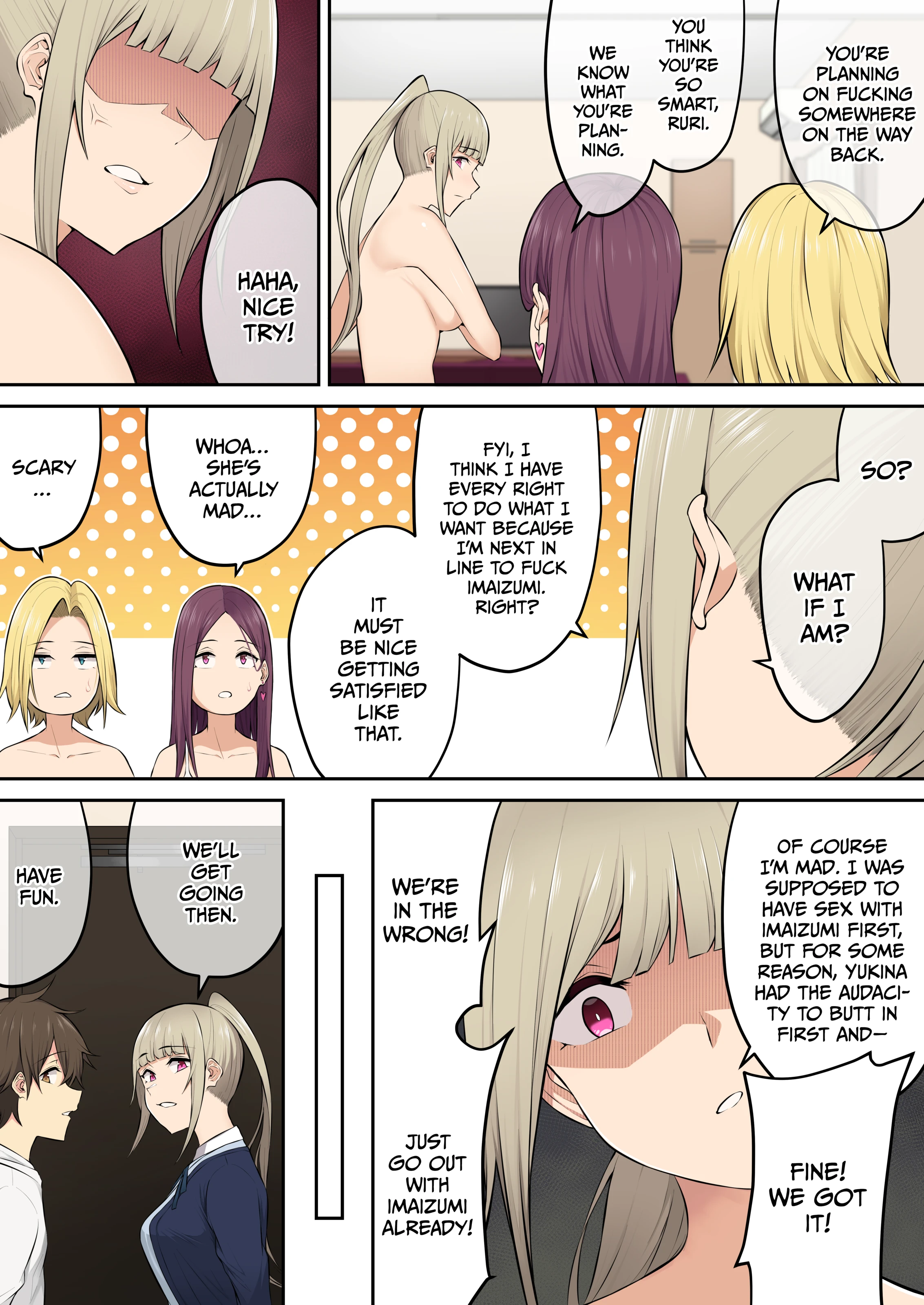 Imaizumi Brings All The Gyarus To His House 1-4 porn comic picture 229