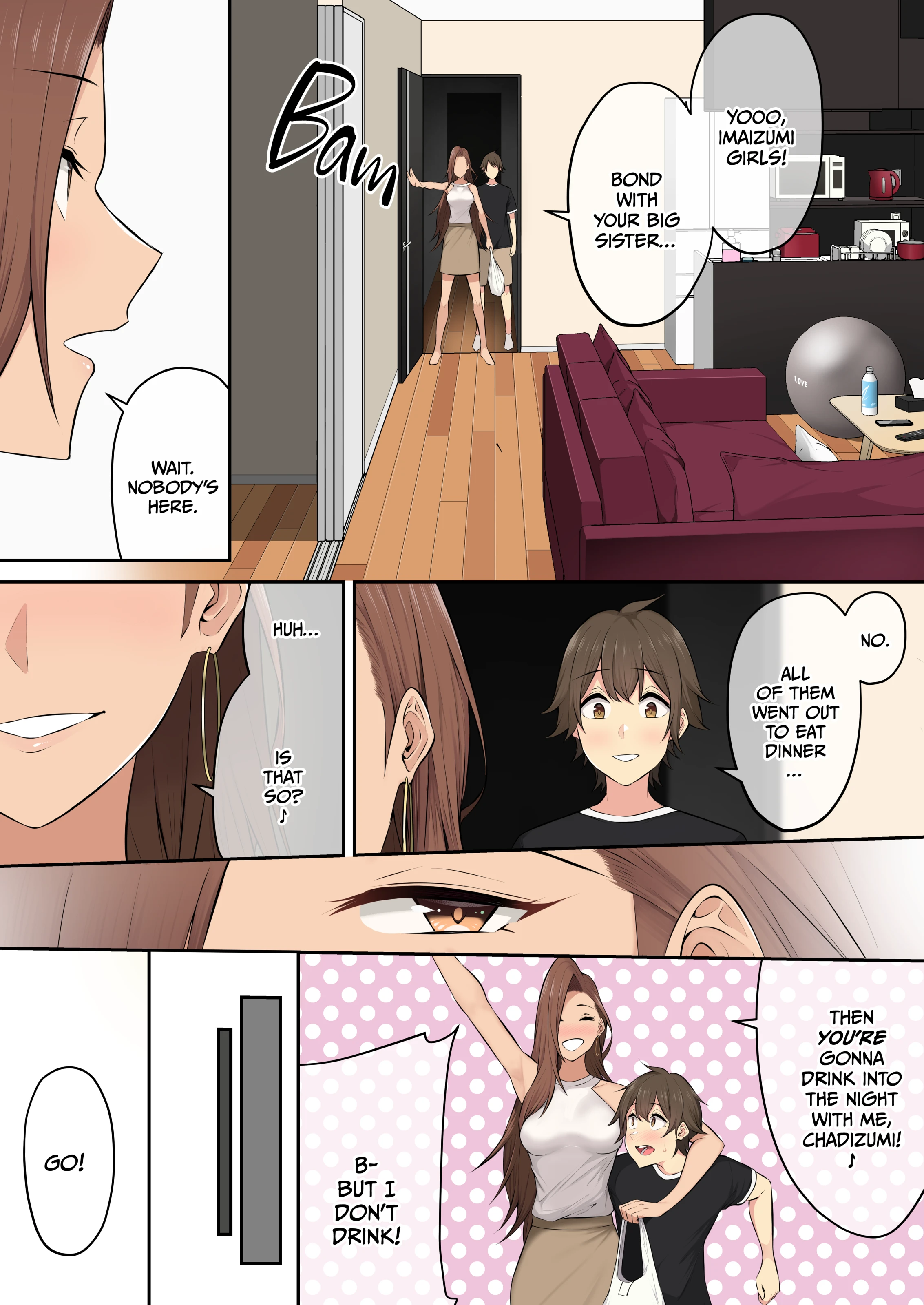 Imaizumi Brings All The Gyarus To His House 1-4 porn comic picture 247