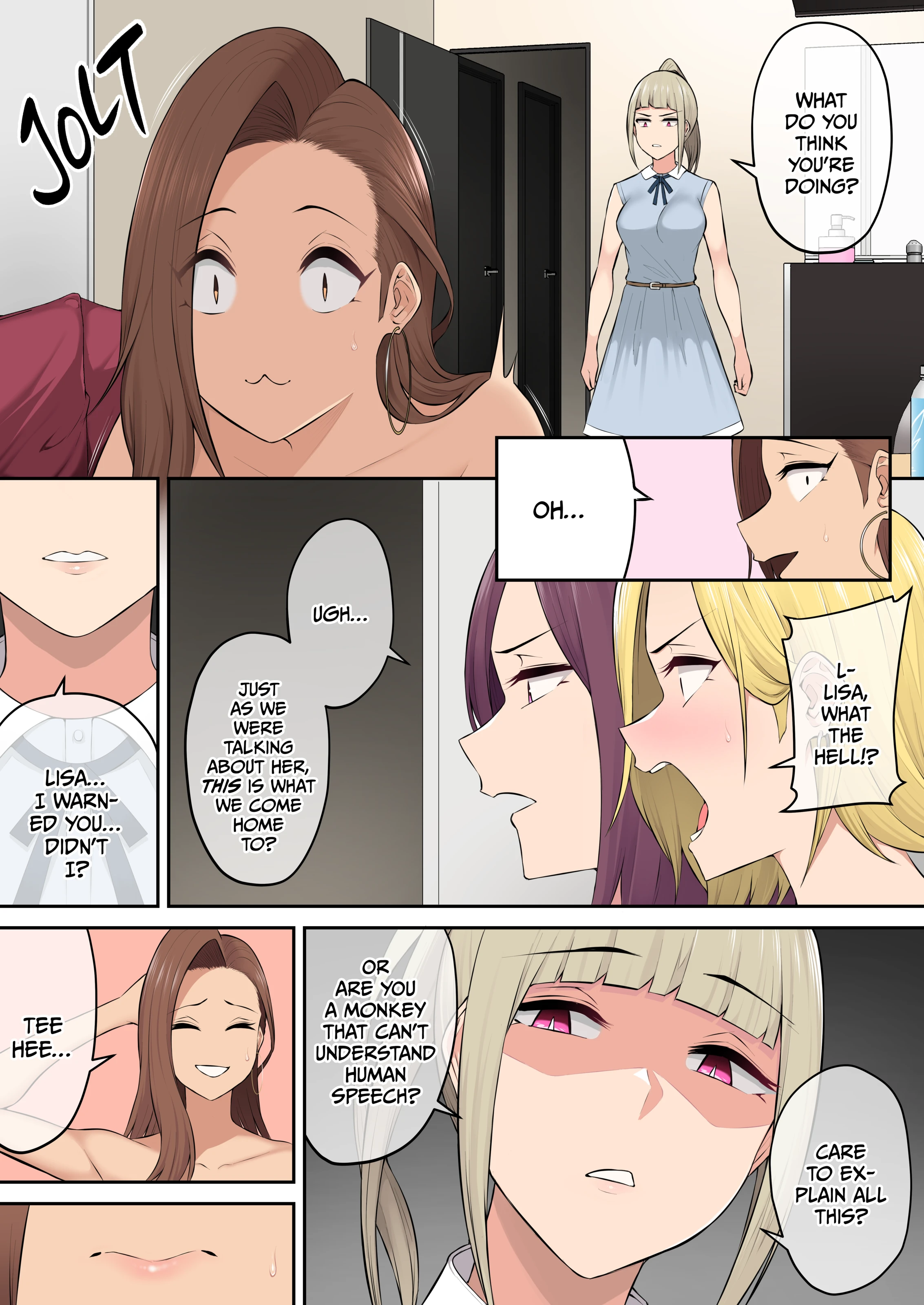 Imaizumi Brings All The Gyarus To His House 1-4 porn comic picture 262