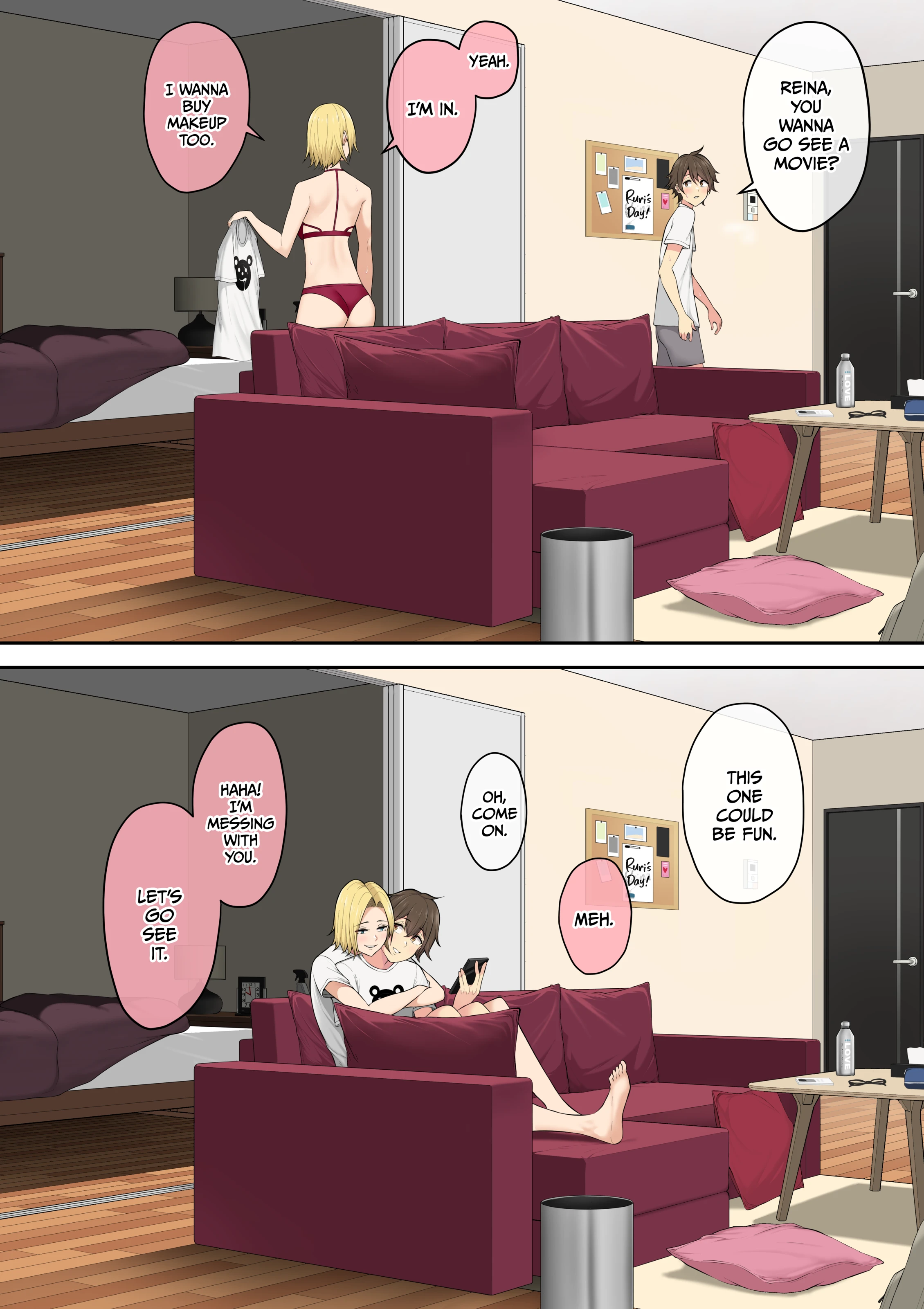 Imaizumi Brings All The Gyarus To His House 1-4 porn comic picture 282
