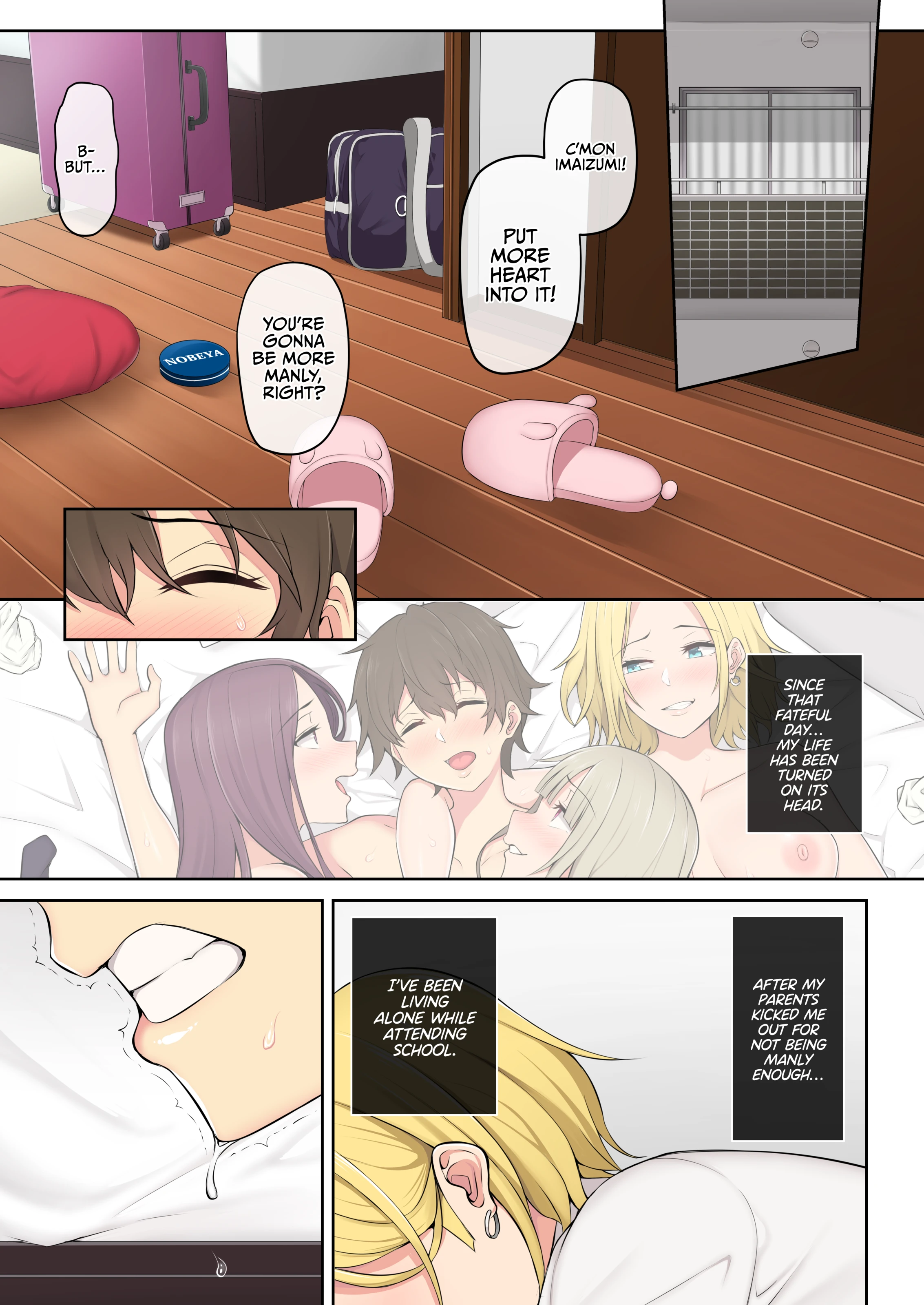 Imaizumi Brings All The Gyarus To His House 1-4 porn comic picture 63