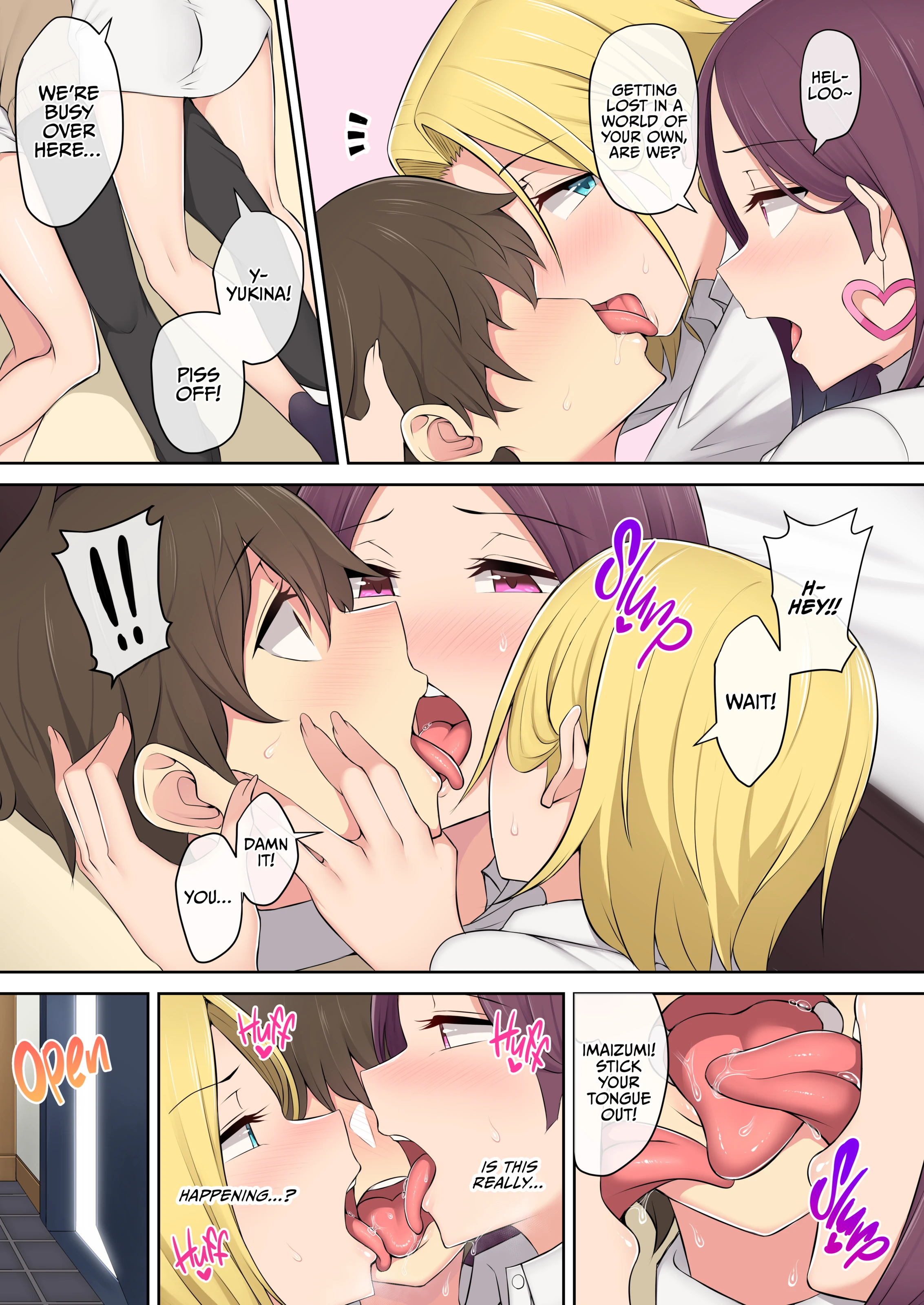 Imaizumi Brings All The Gyarus To His House 1-4 porn comic picture 67