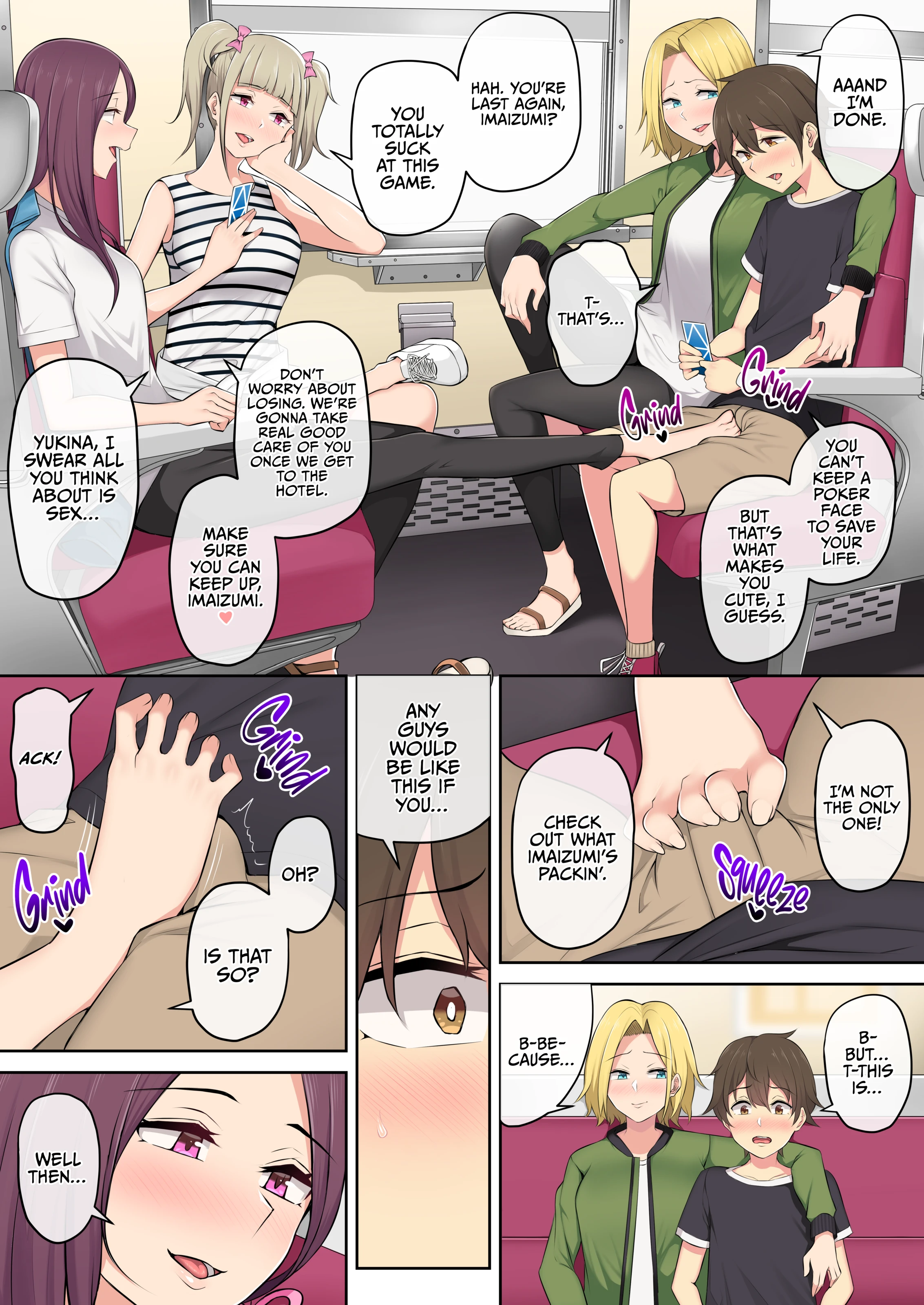 Imaizumi Brings All The Gyarus To His House 1-4 porn comic picture 70