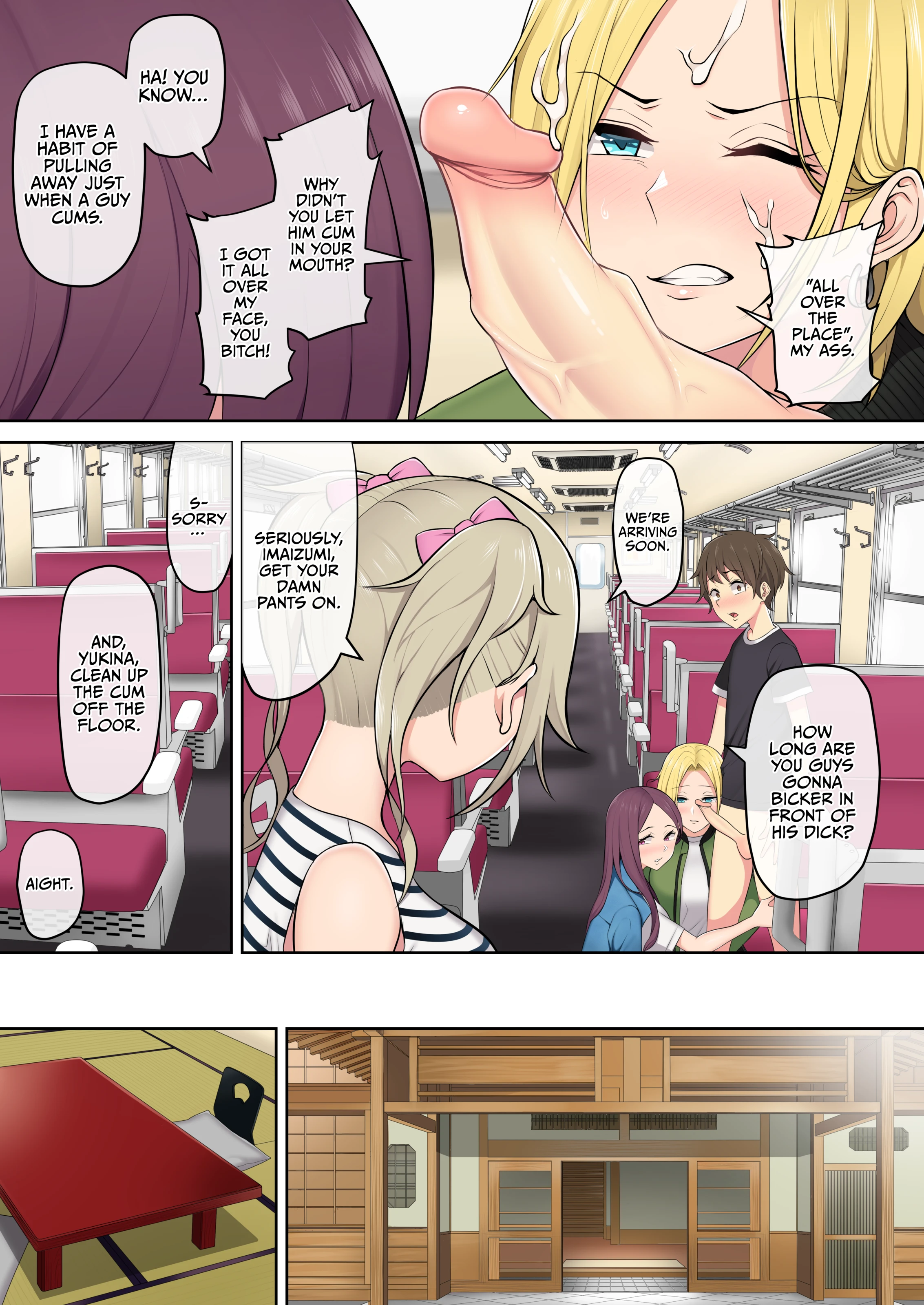 Imaizumi Brings All The Gyarus To His House 1-4 porn comic picture 77