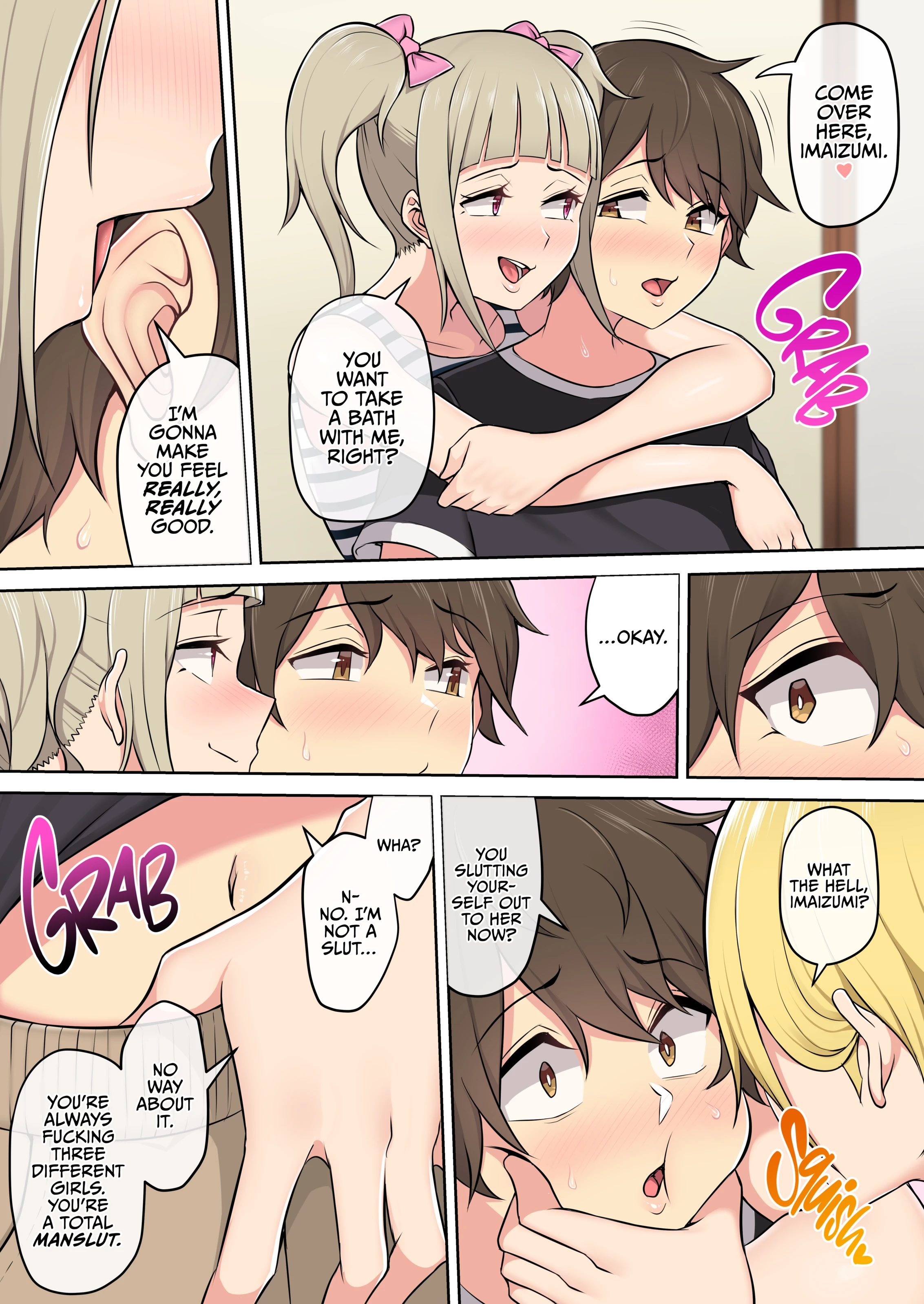 Imaizumi Brings All The Gyarus To His House 1-4 porn comic picture 79