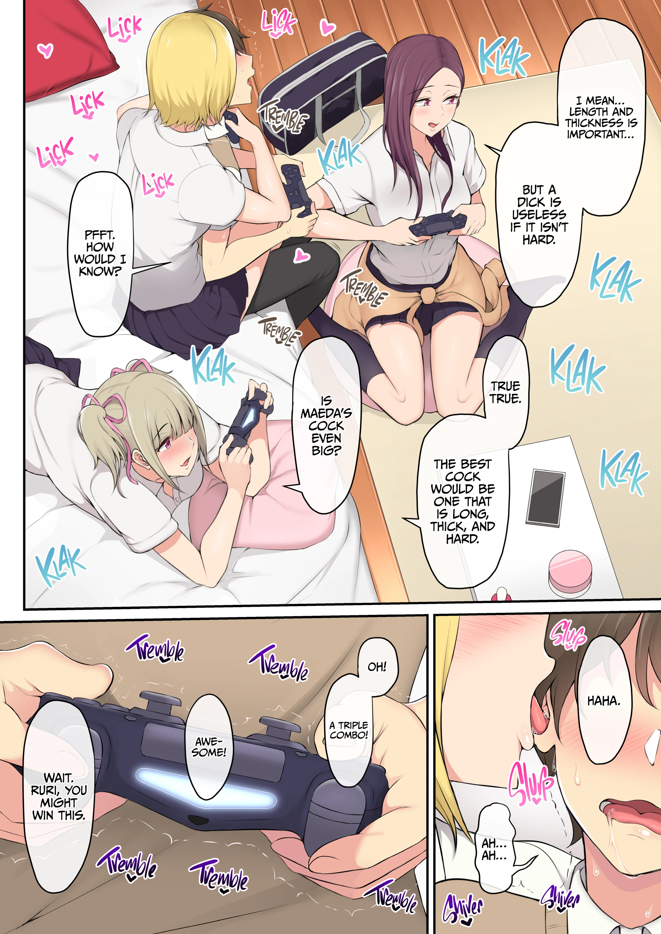 Imaizumi Brings All The Gyarus To His House 1-4 porn comic picture 8