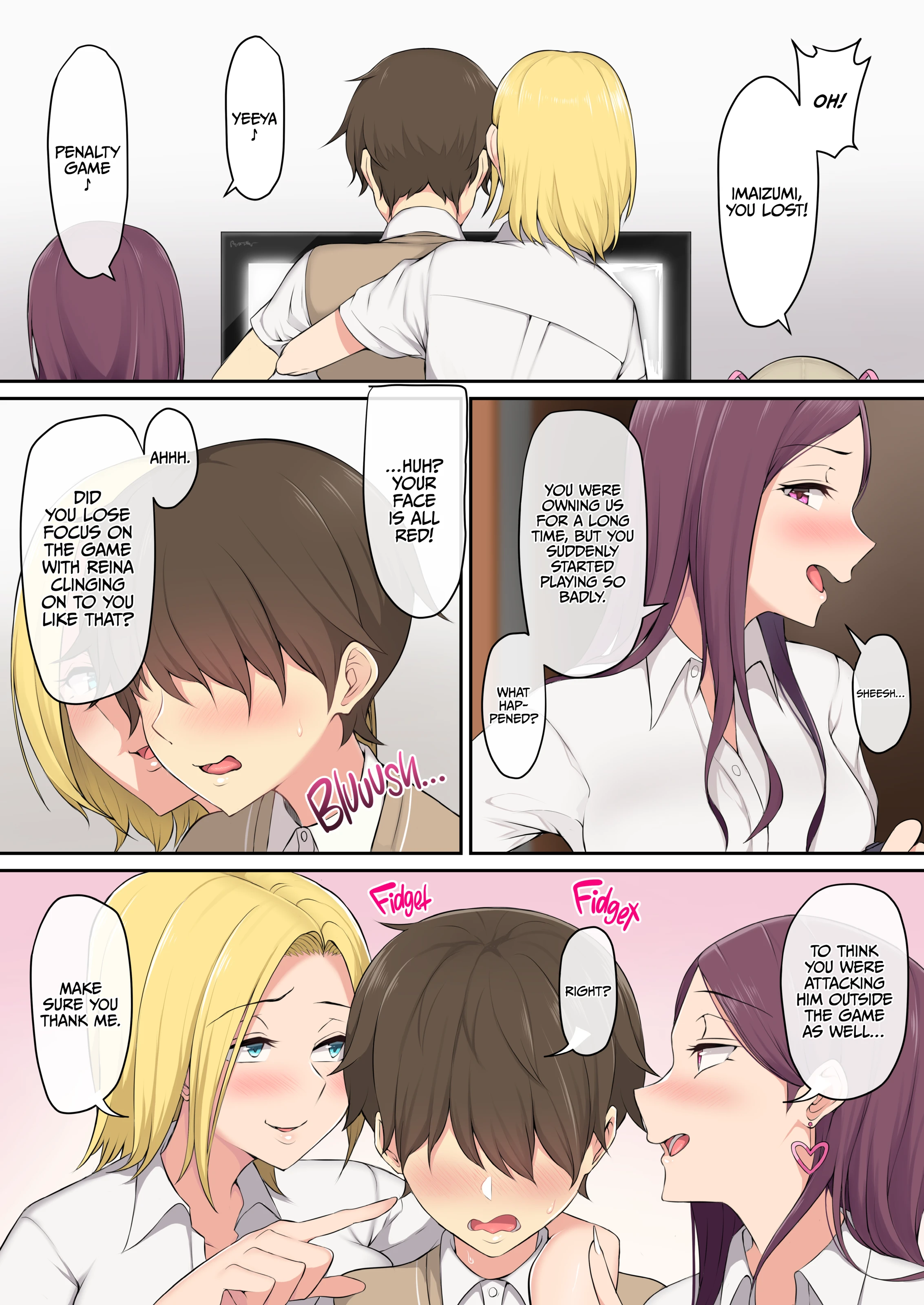 Imaizumi Brings All The Gyarus To His House 1-4 porn comic picture 9
