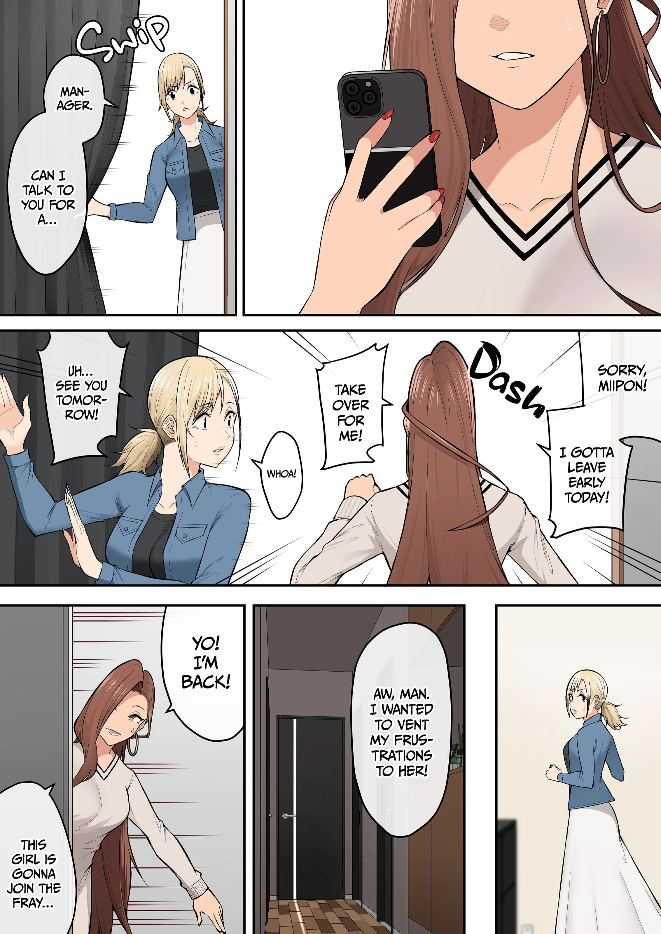 Imaizumi Brings All The Gyarus To His House 5-7 porn comic picture 125