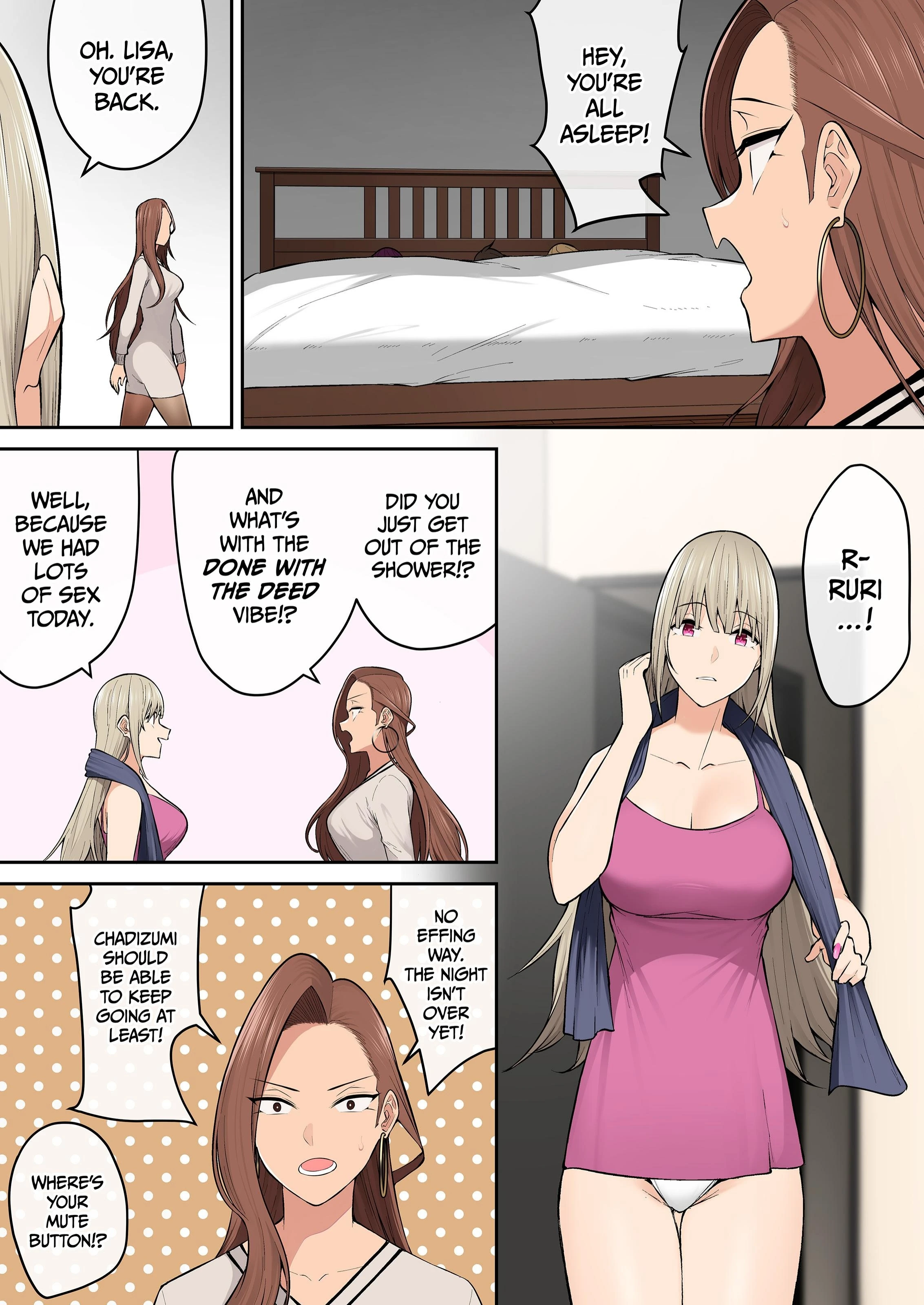Imaizumi Brings All The Gyarus To His House 5-7 porn comic picture 126