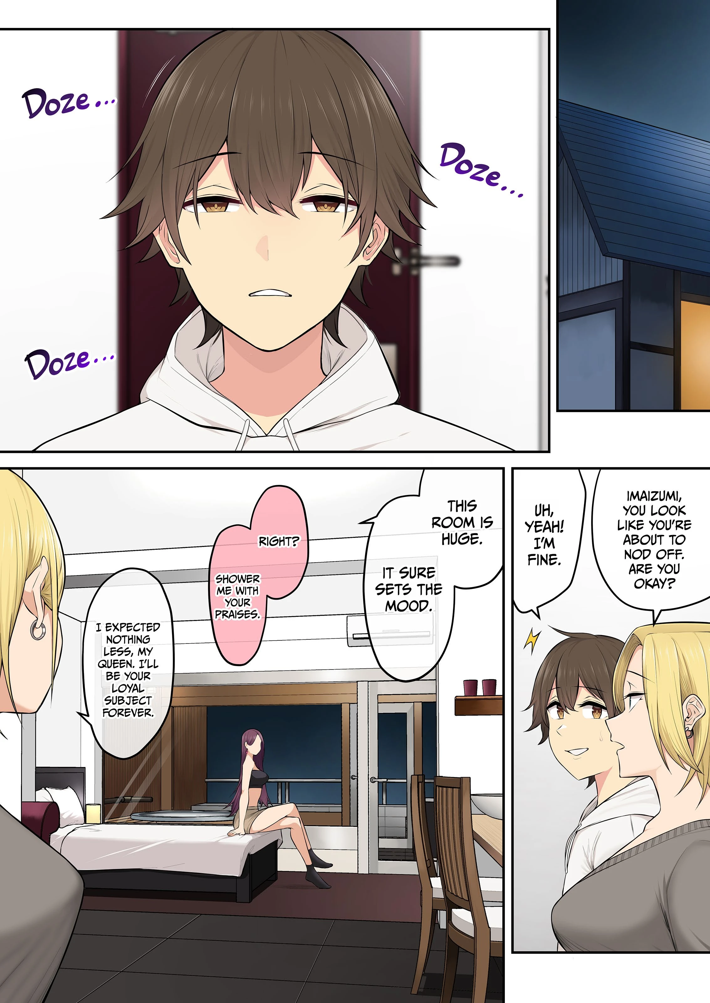 Imaizumi Brings All The Gyarus To His House 5-7 porn comic picture 13
