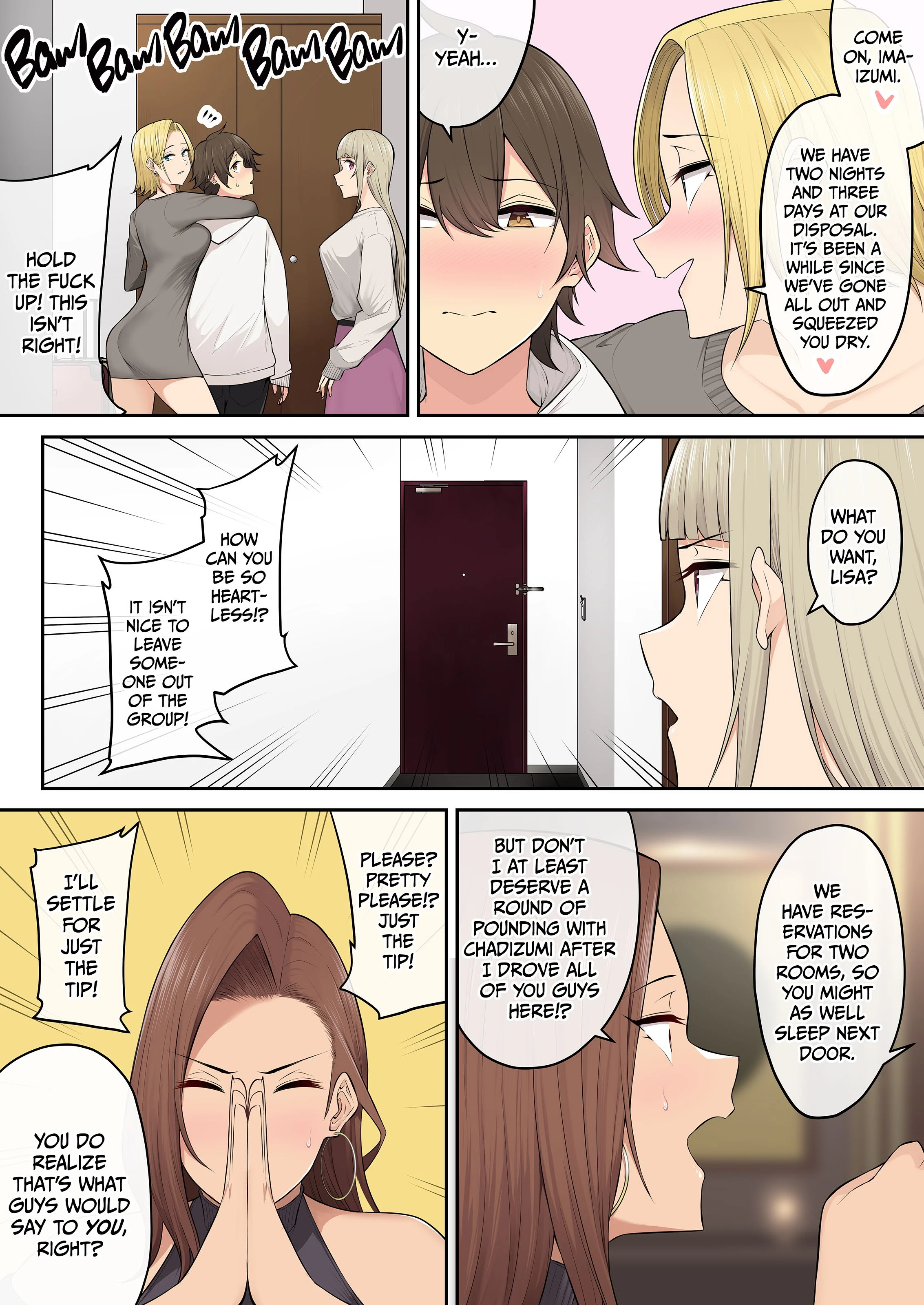 Imaizumi Brings All The Gyarus To His House 5-7 porn comic picture 14