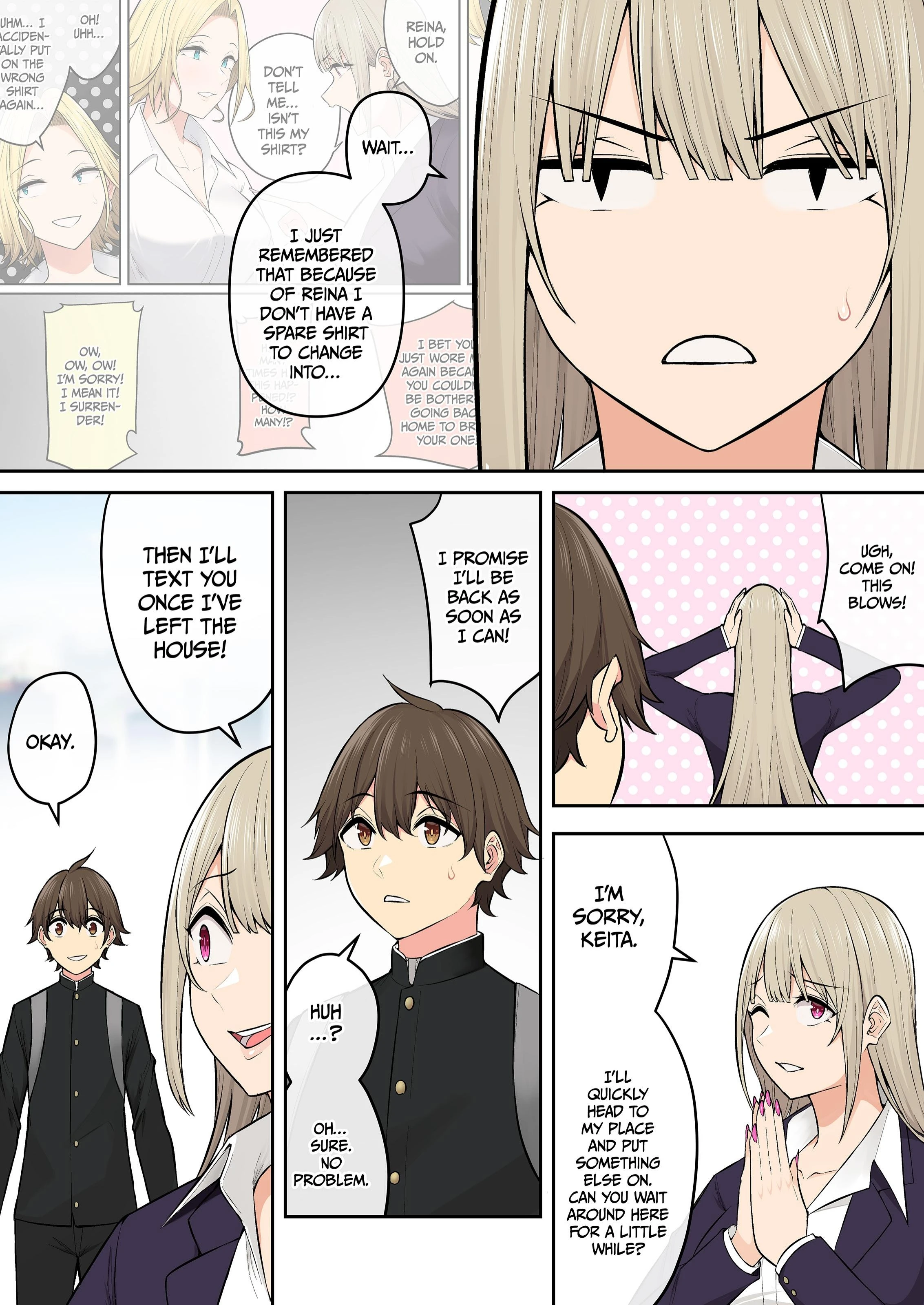 Imaizumi Brings All The Gyarus To His House 5-7 porn comic picture 147