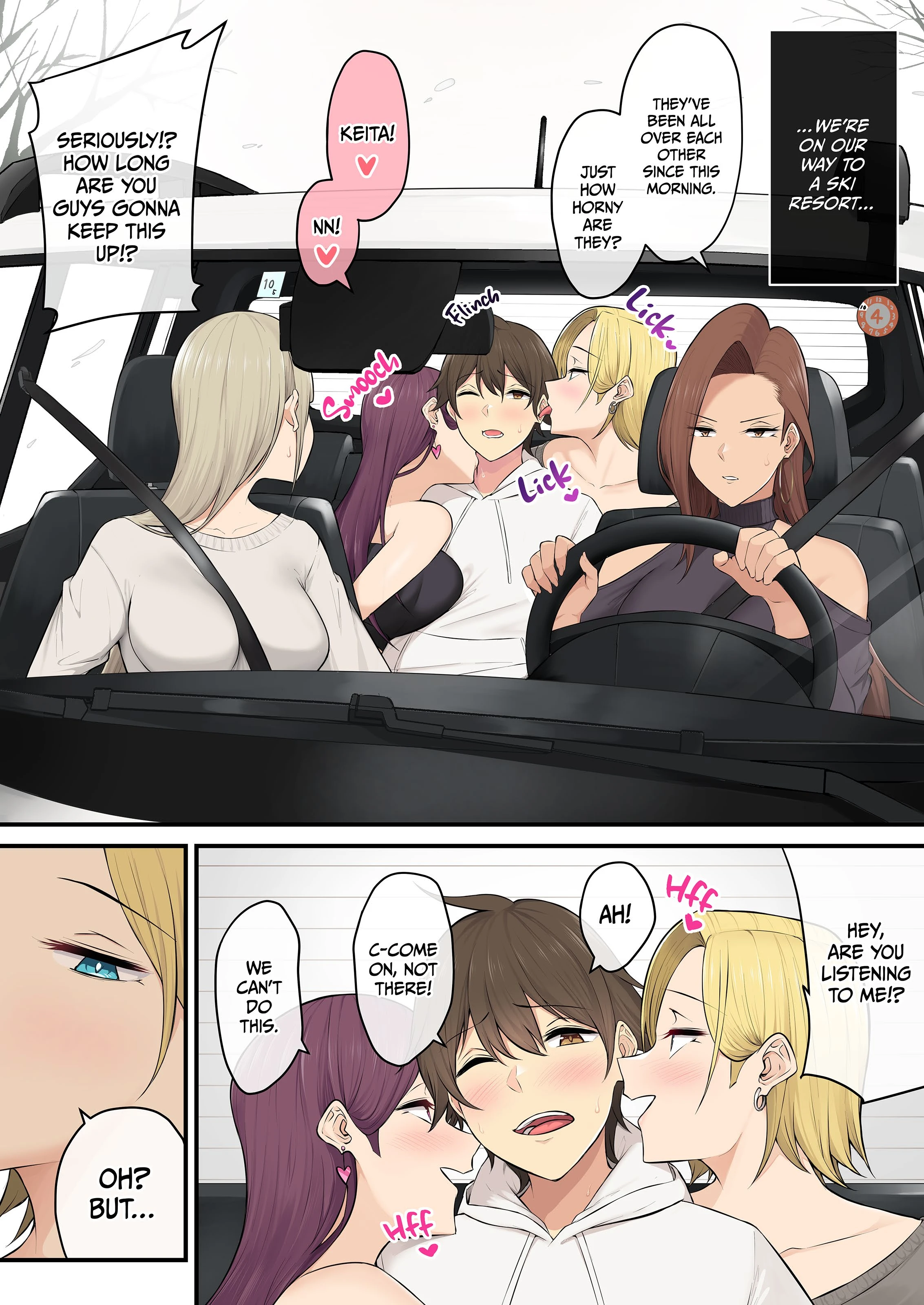 Imaizumi Brings All The Gyarus To His House 5-7 porn comic picture 3