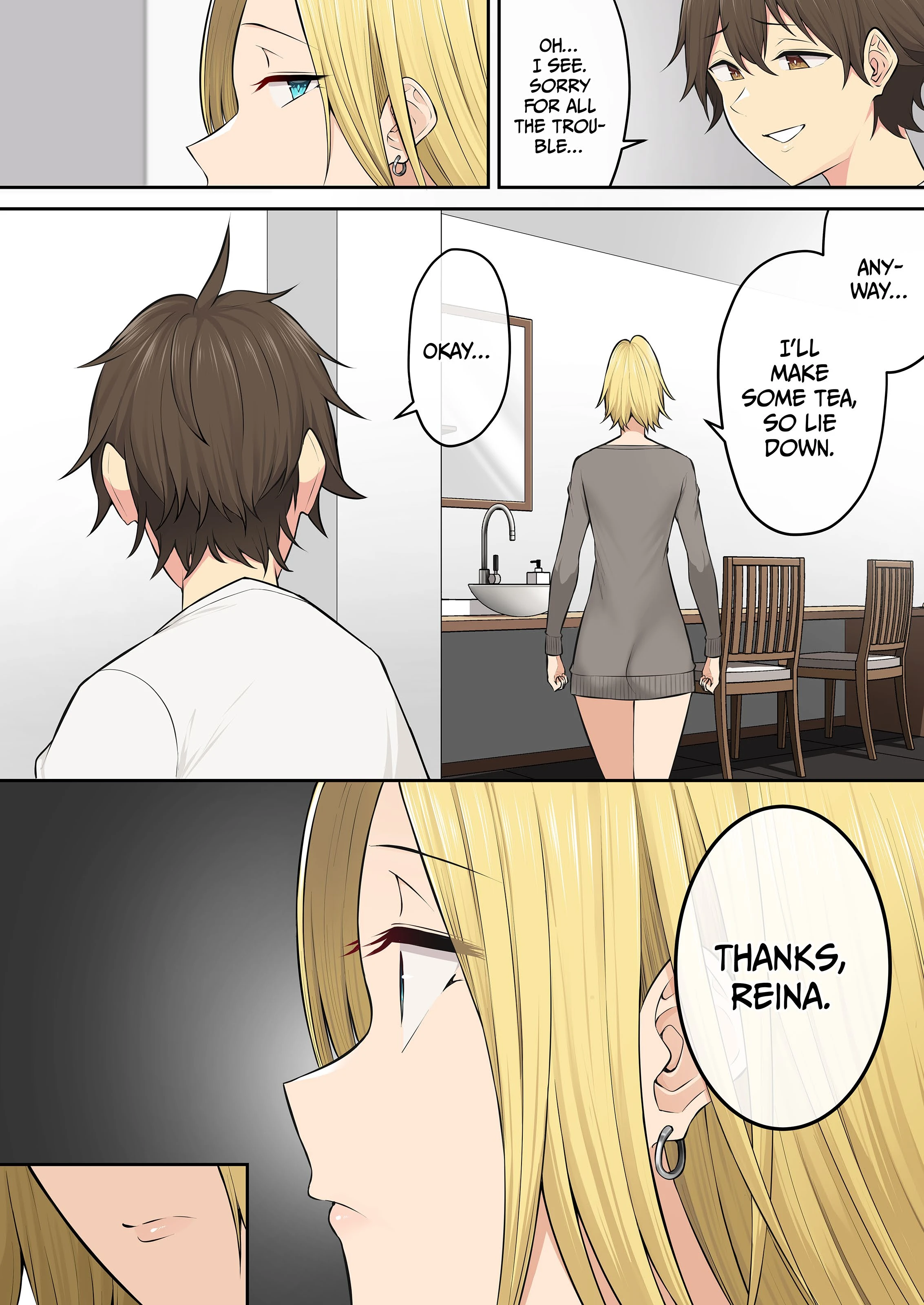 Imaizumi Brings All The Gyarus To His House 5-7 porn comic picture 48