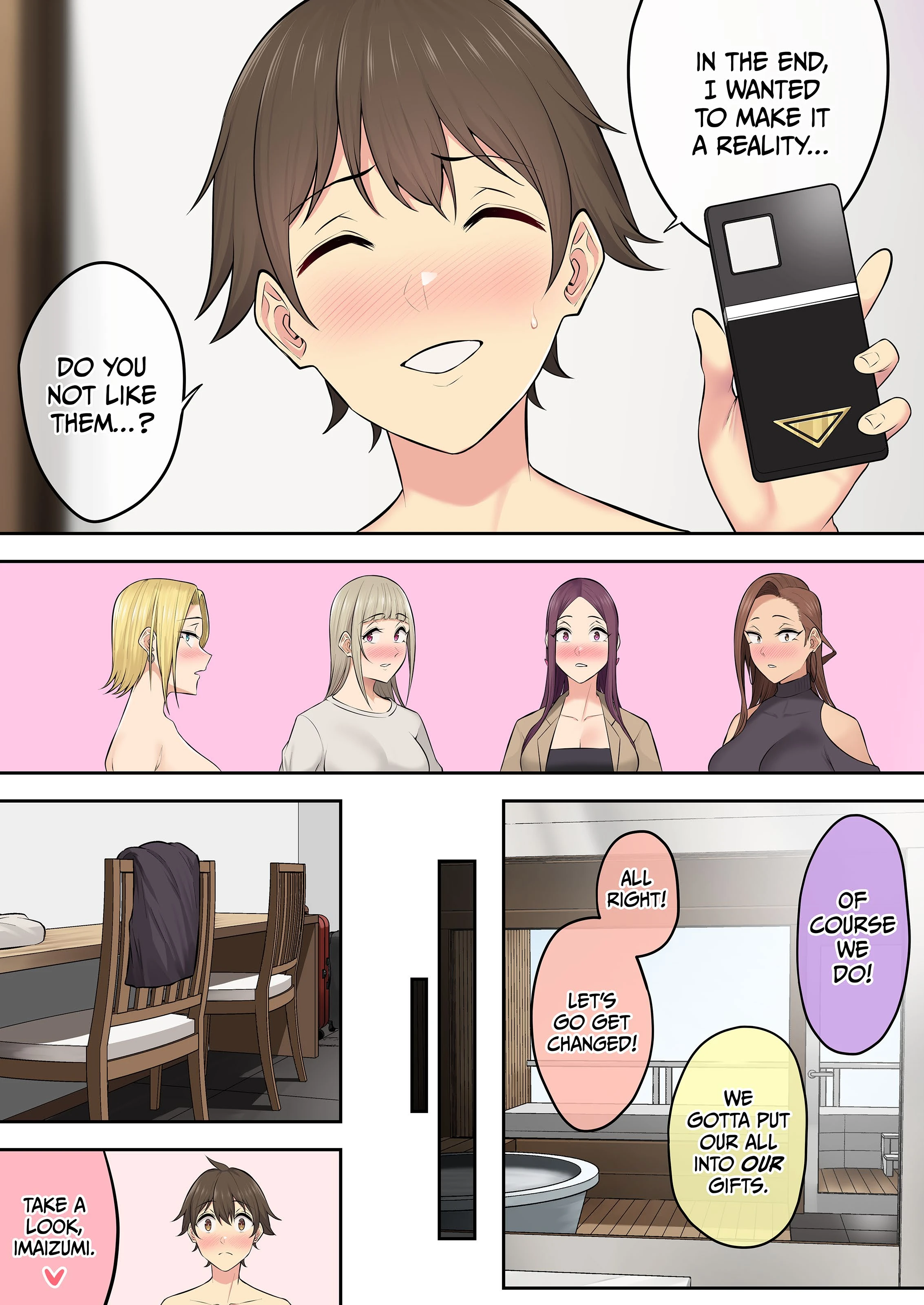 Imaizumi Brings All The Gyarus To His House 5-7 porn comic picture 64