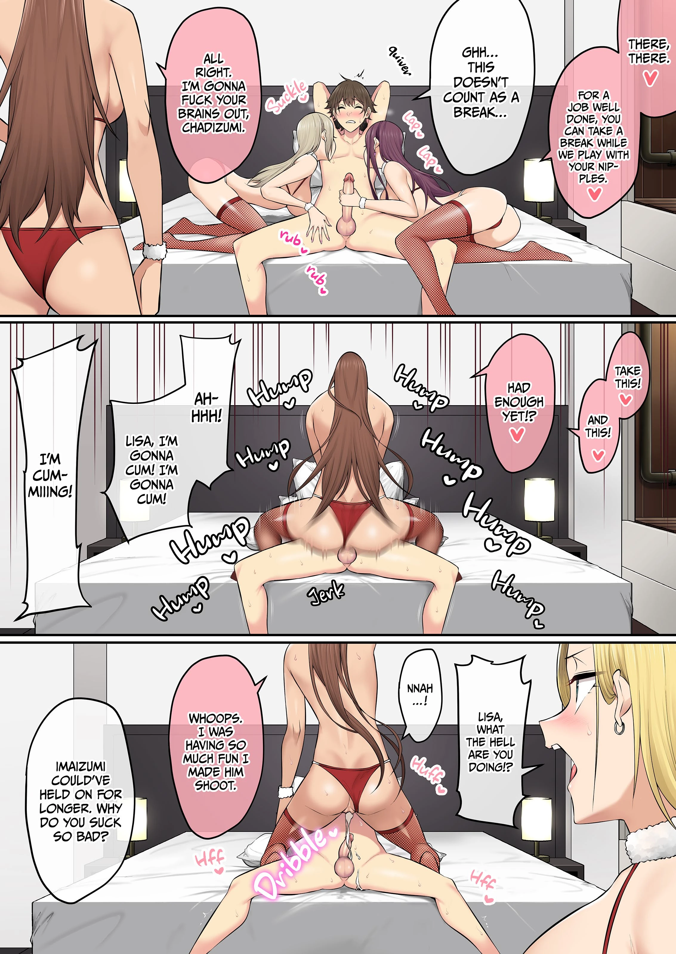 Imaizumi Brings All The Gyarus To His House 5-7 porn comic picture 69