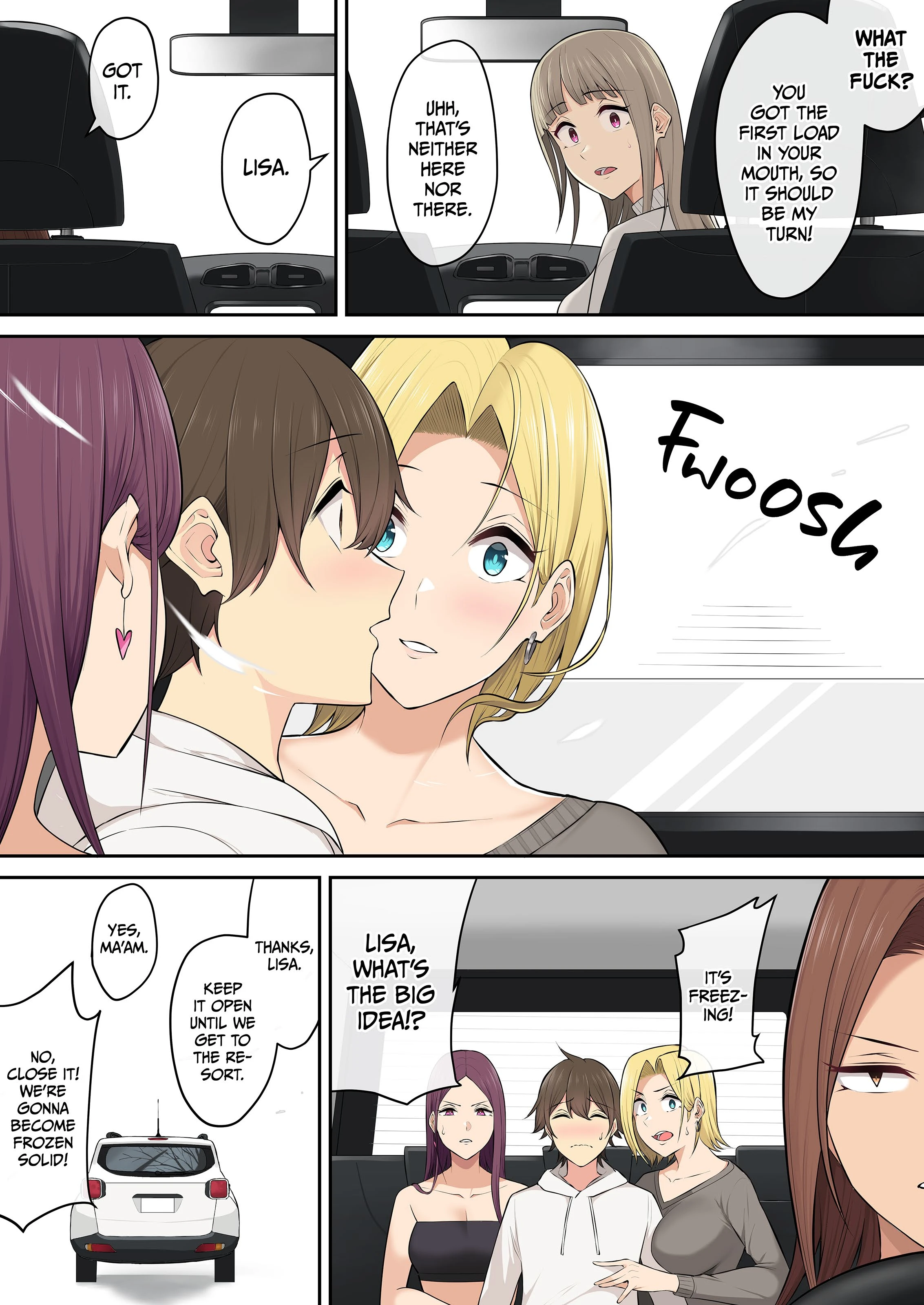 Imaizumi Brings All The Gyarus To His House 5-7 porn comic picture 9