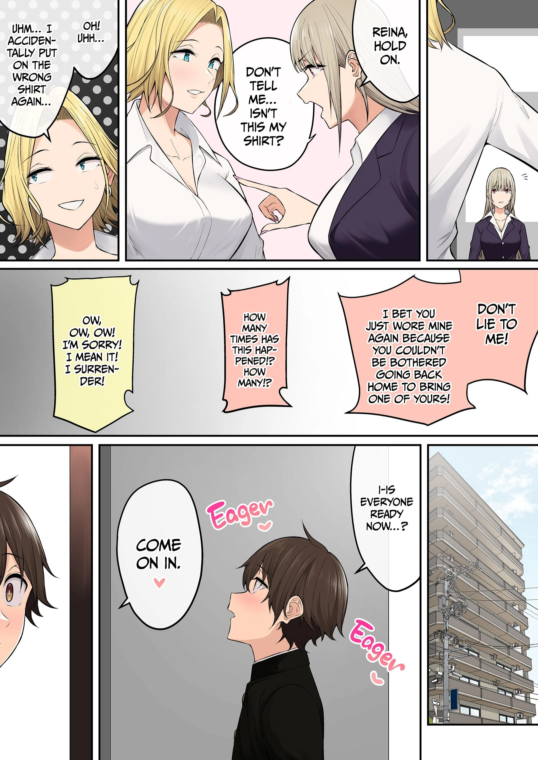 Imaizumi Brings All The Gyarus To His House 5-7 porn comic picture 98