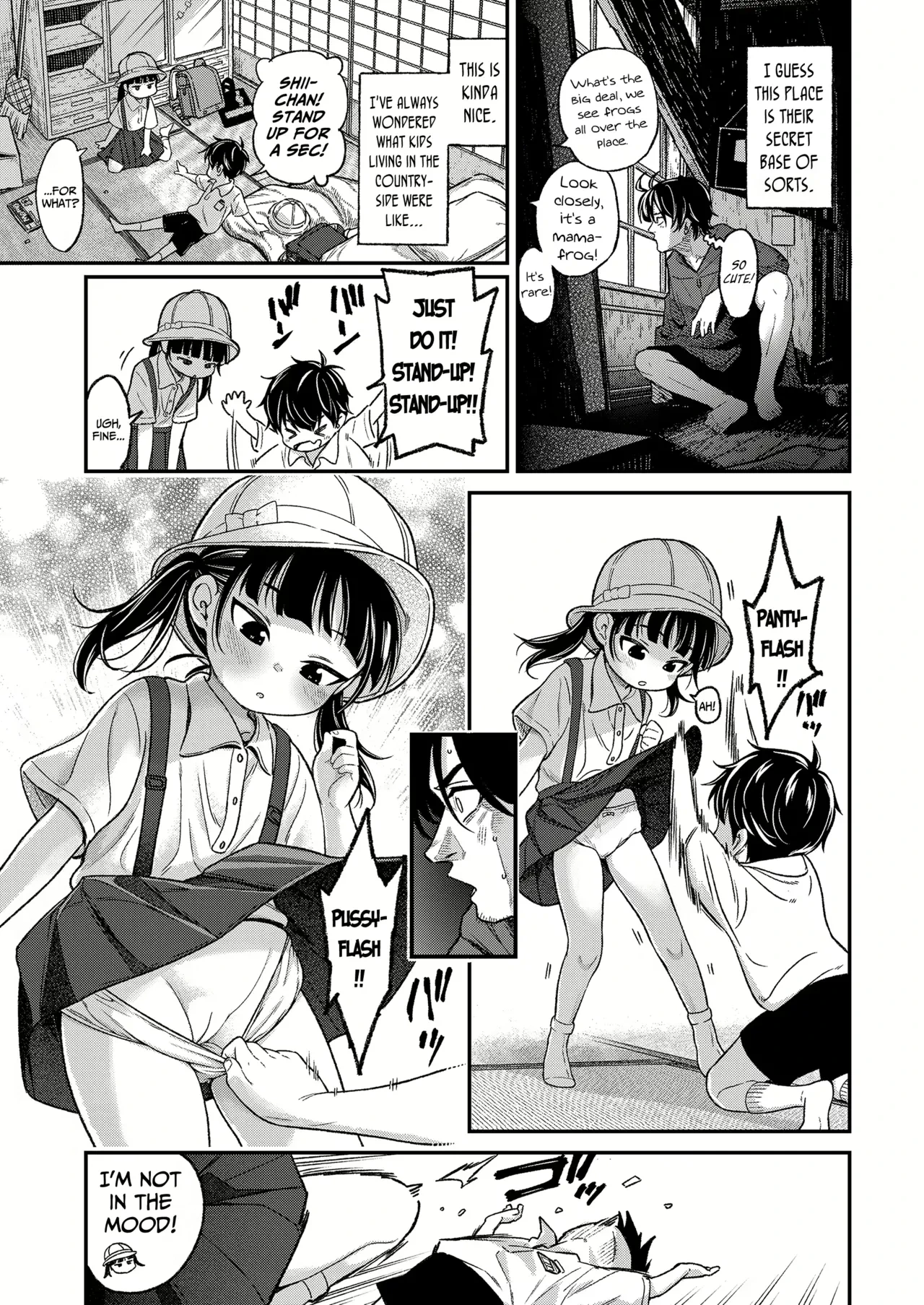 Inaka no Kodomo wa Hatsu Taiken ga Hayai-rashii porn comic picture 5