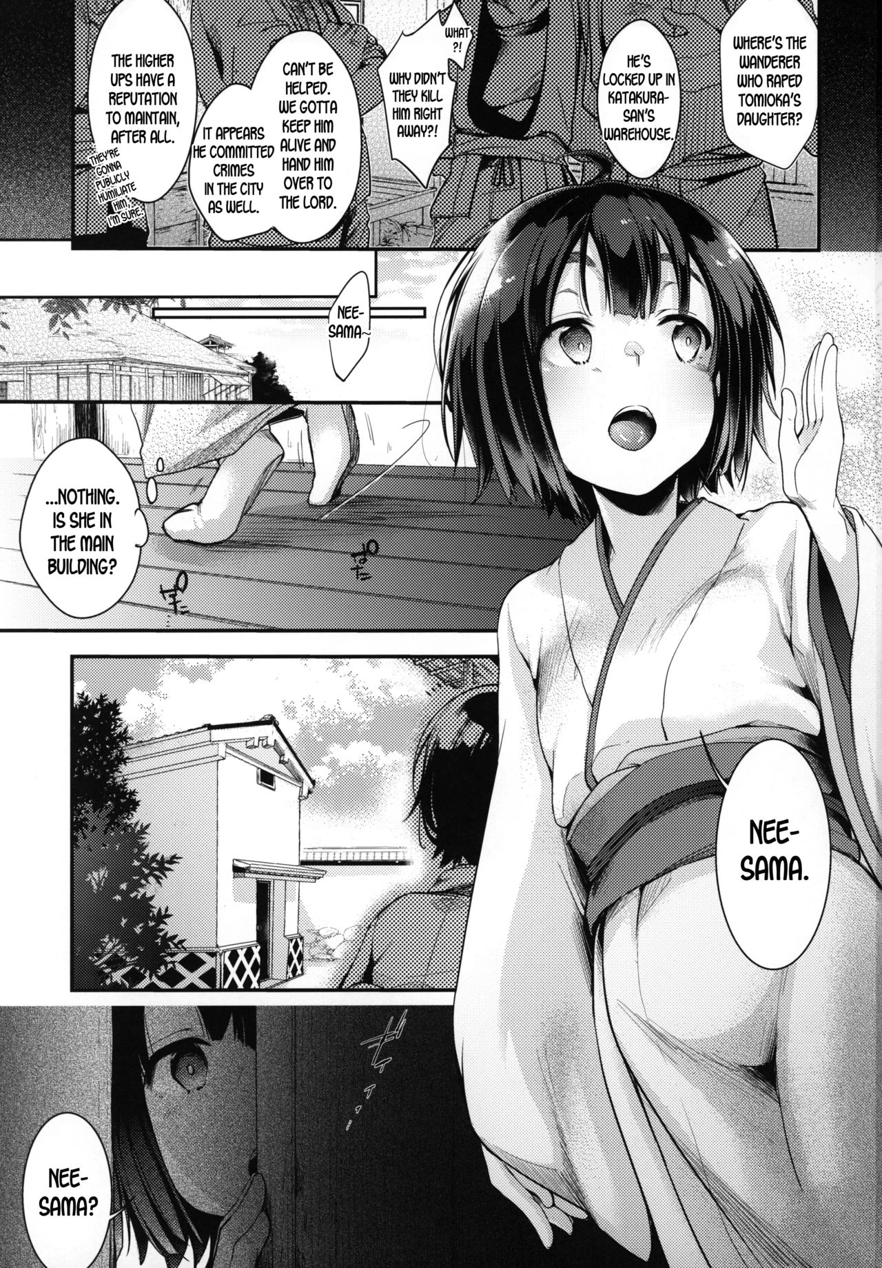 Inside the storehouse, the girl dances over the sinner porn comic picture 2
