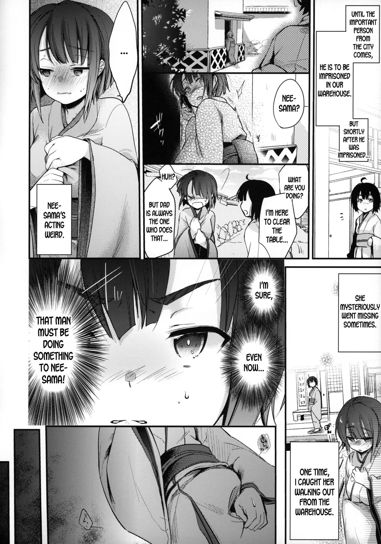 Inside the storehouse, the girl dances over the sinner porn comic picture 5