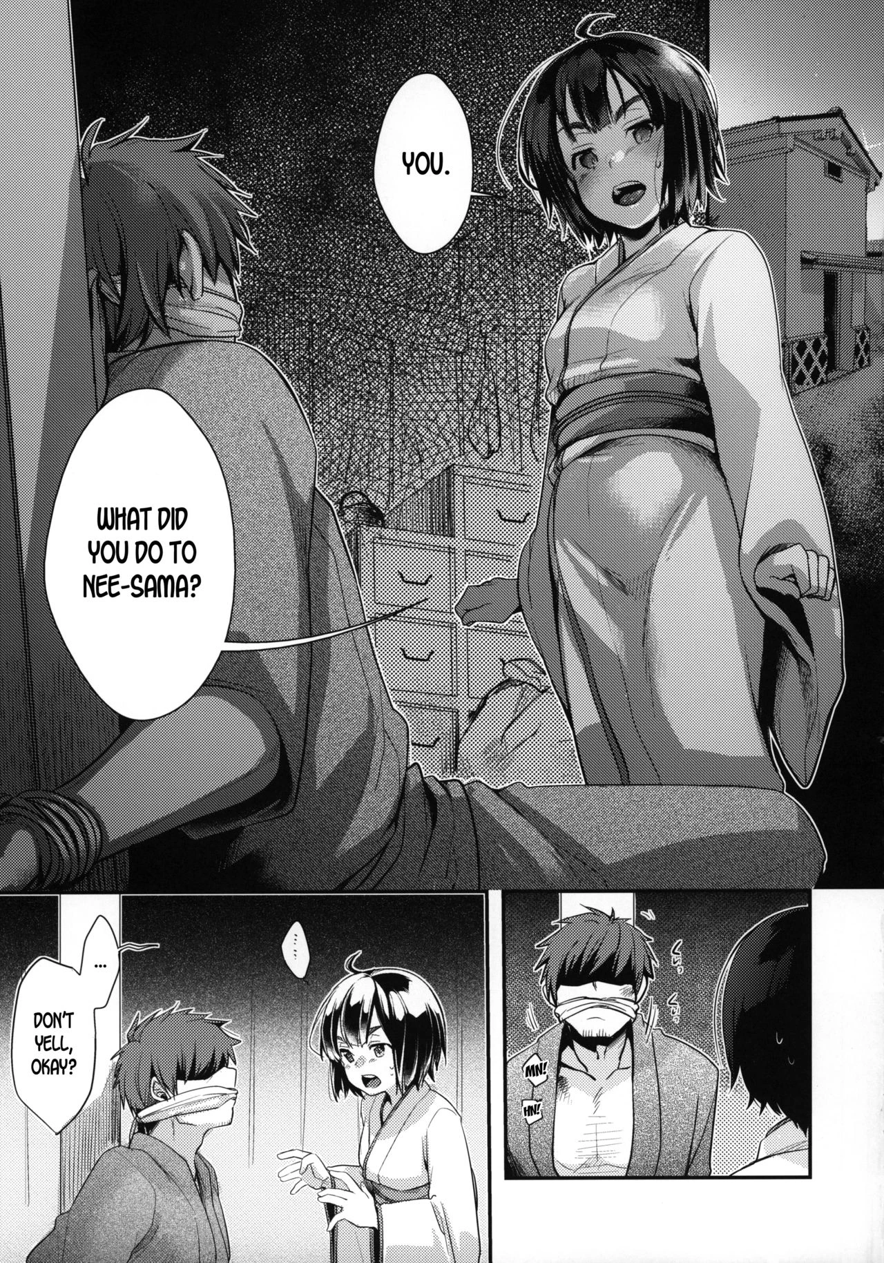 Inside the storehouse, the girl dances over the sinner porn comic picture 6