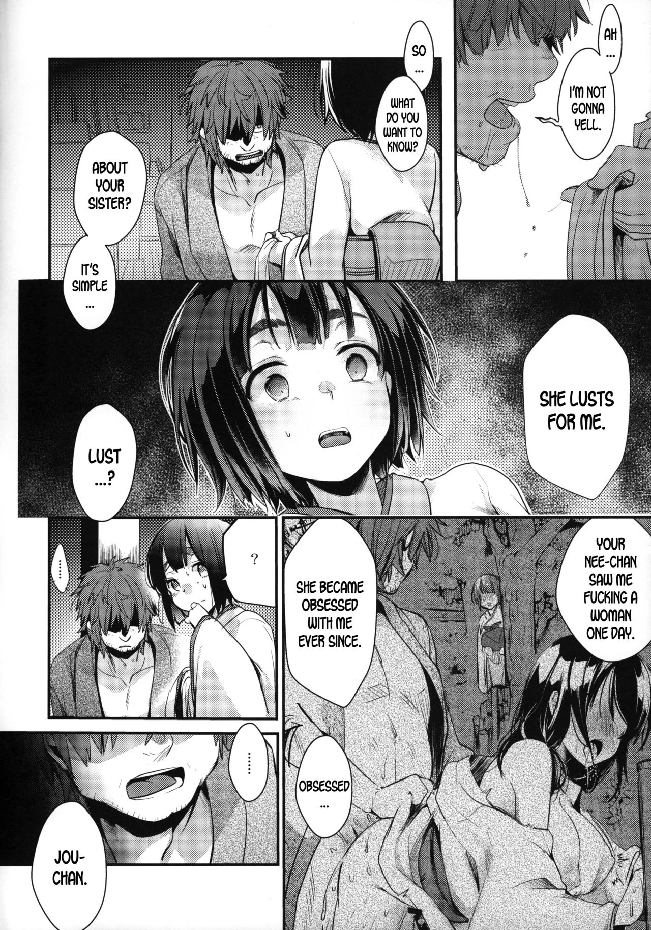 Inside the storehouse, the girl dances over the sinner porn comic picture 7