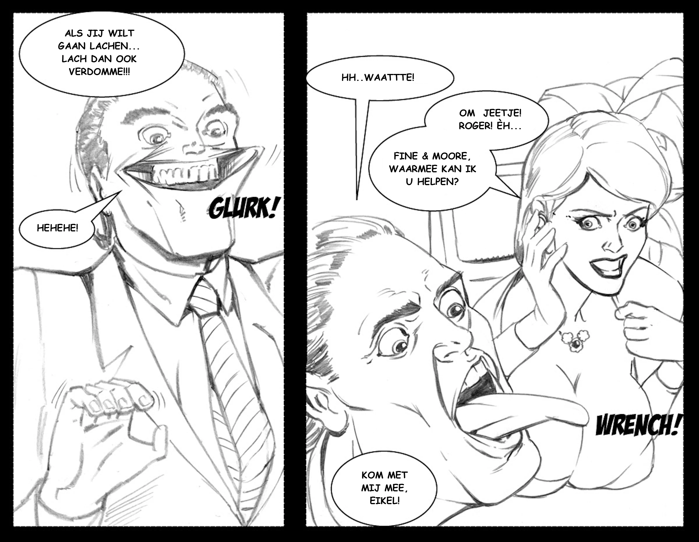 Invisible Sex Maniac - A Fine Receptionist [NL] porn comic picture 2