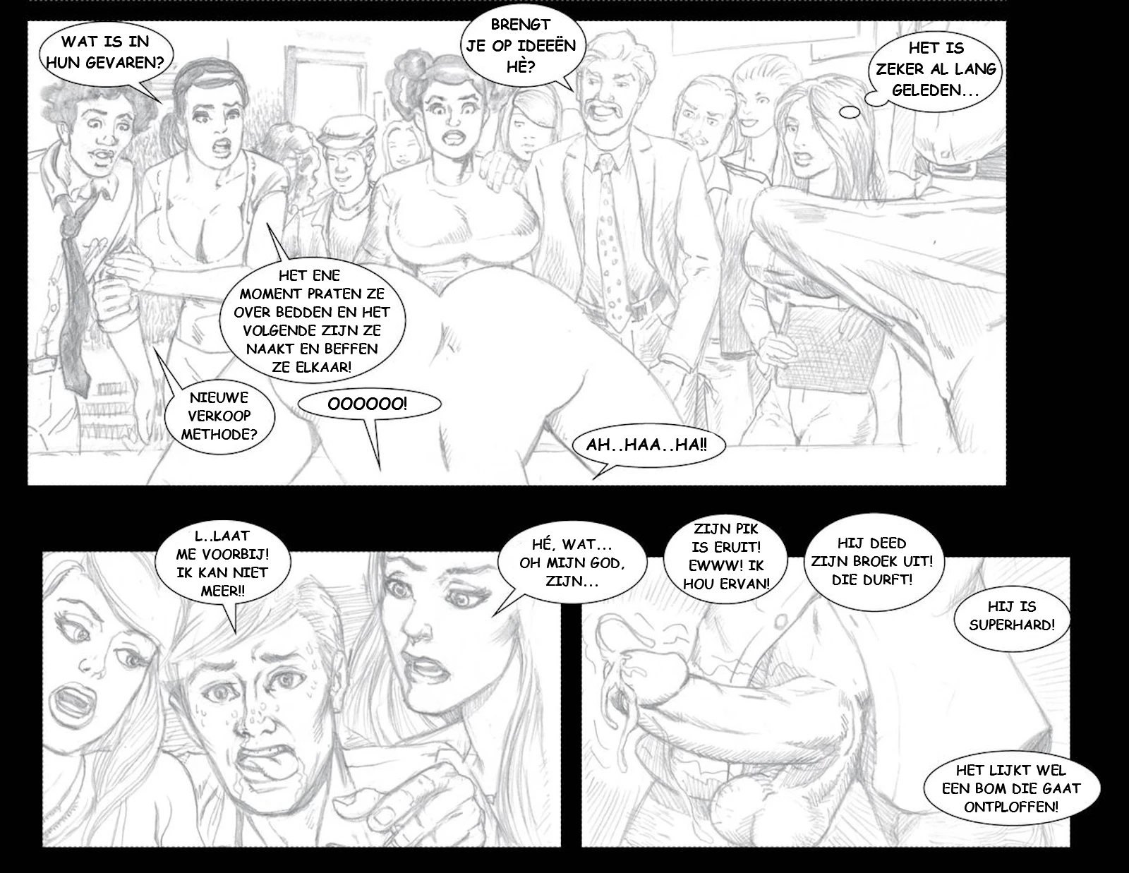 Invisible Sex Maniac - Bed Rides! [NL] porn comic picture 19