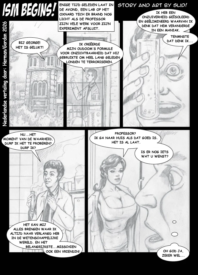 Invisible Sex Maniac - Begins! [NL] porn comic picture 1
