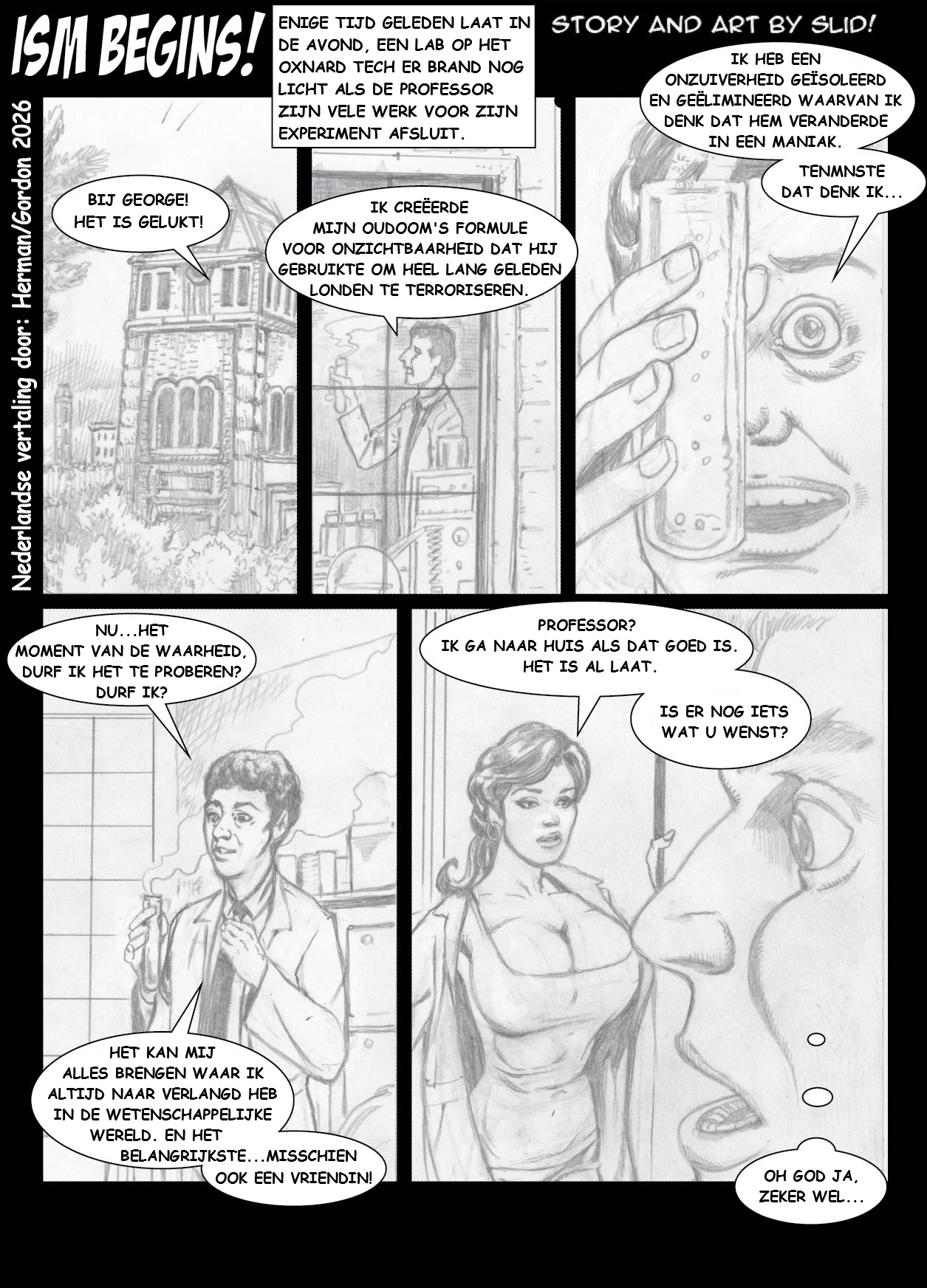 Invisible Sex Maniac - Begins! [NL] porn comic picture 1
