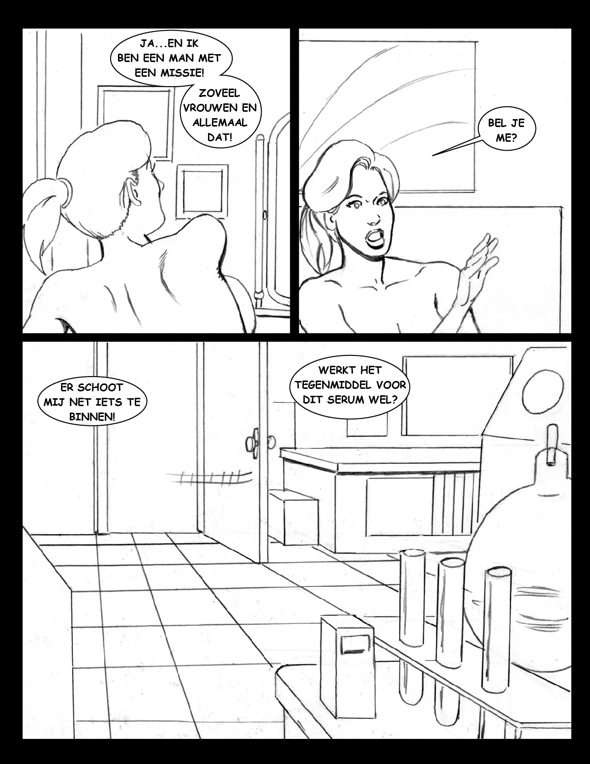 Invisible Sex Maniac - Begins! [NL] porn comic picture 12