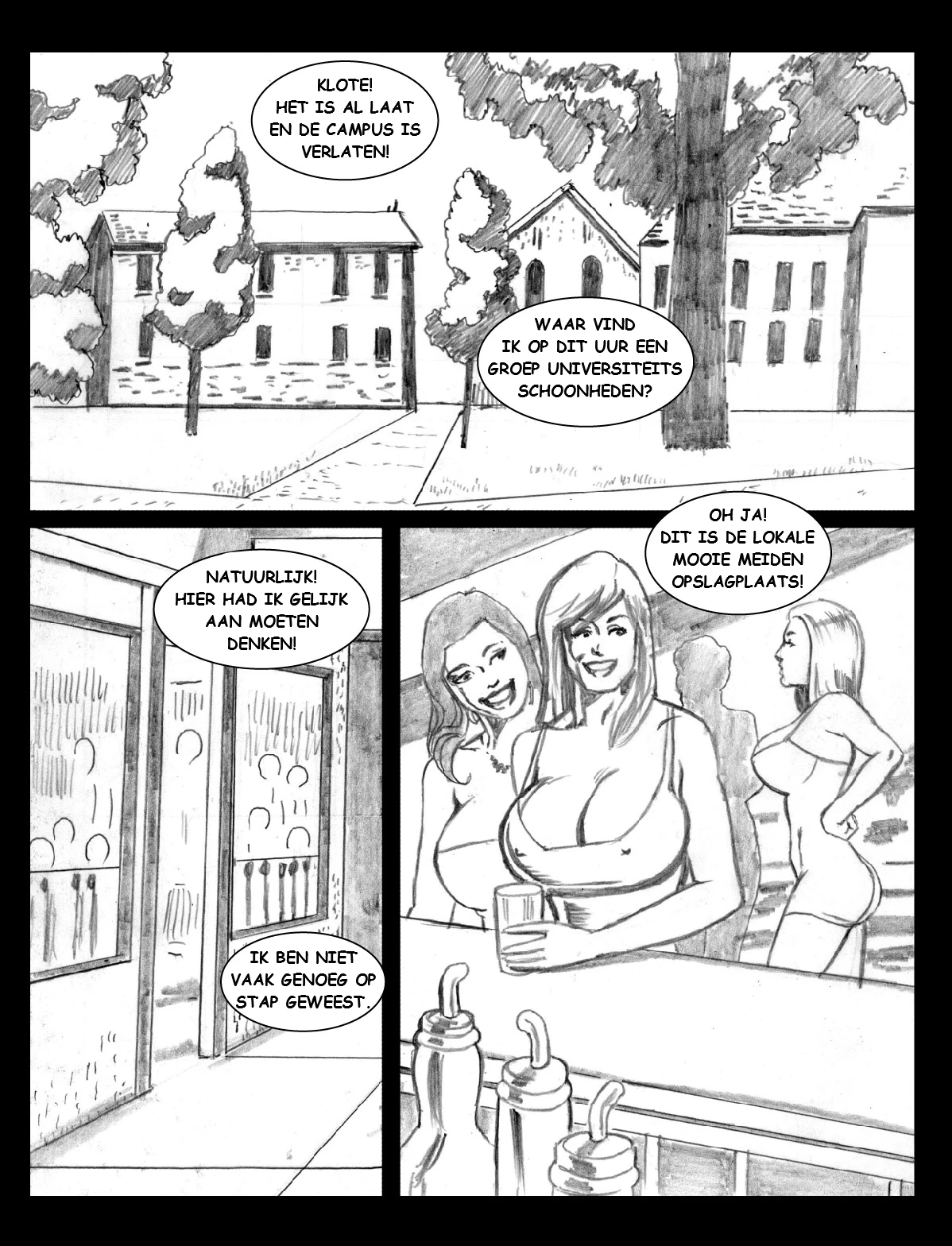 Invisible Sex Maniac - Begins! [NL] porn comic picture 14