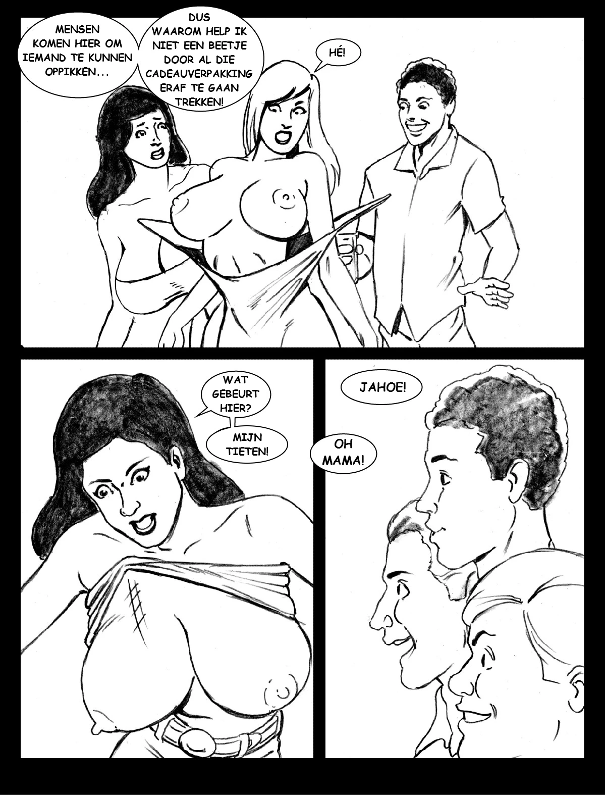 Invisible Sex Maniac - Begins! [NL] porn comic picture 15