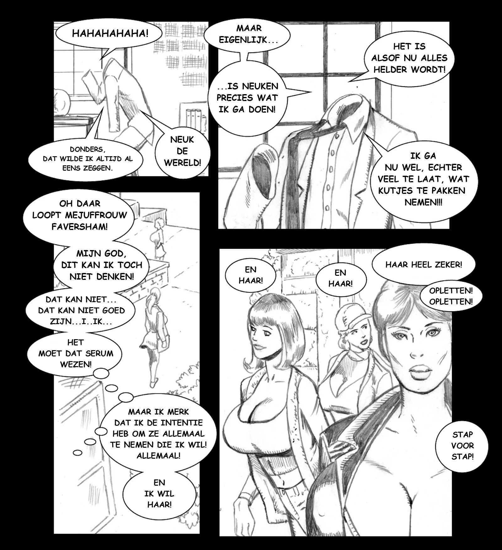Invisible Sex Maniac - Begins! [NL] porn comic picture 3