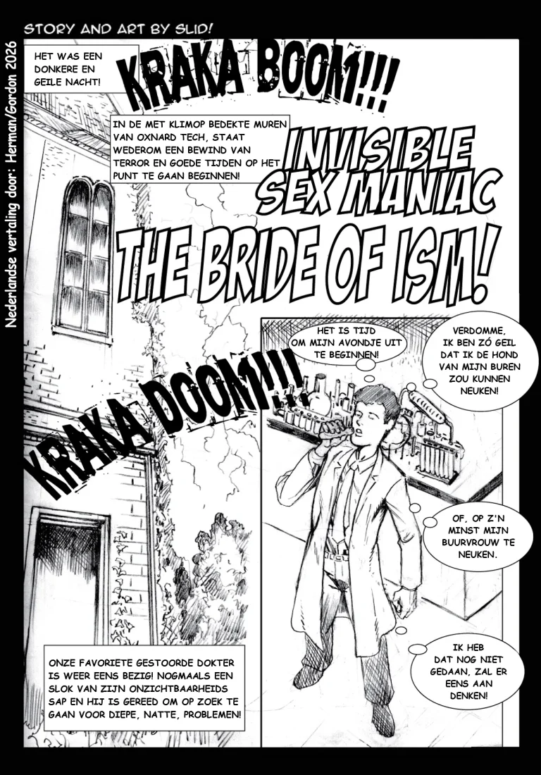 Invisible Sex Maniac - Bride of ISM! [NL] porn comic picture 1